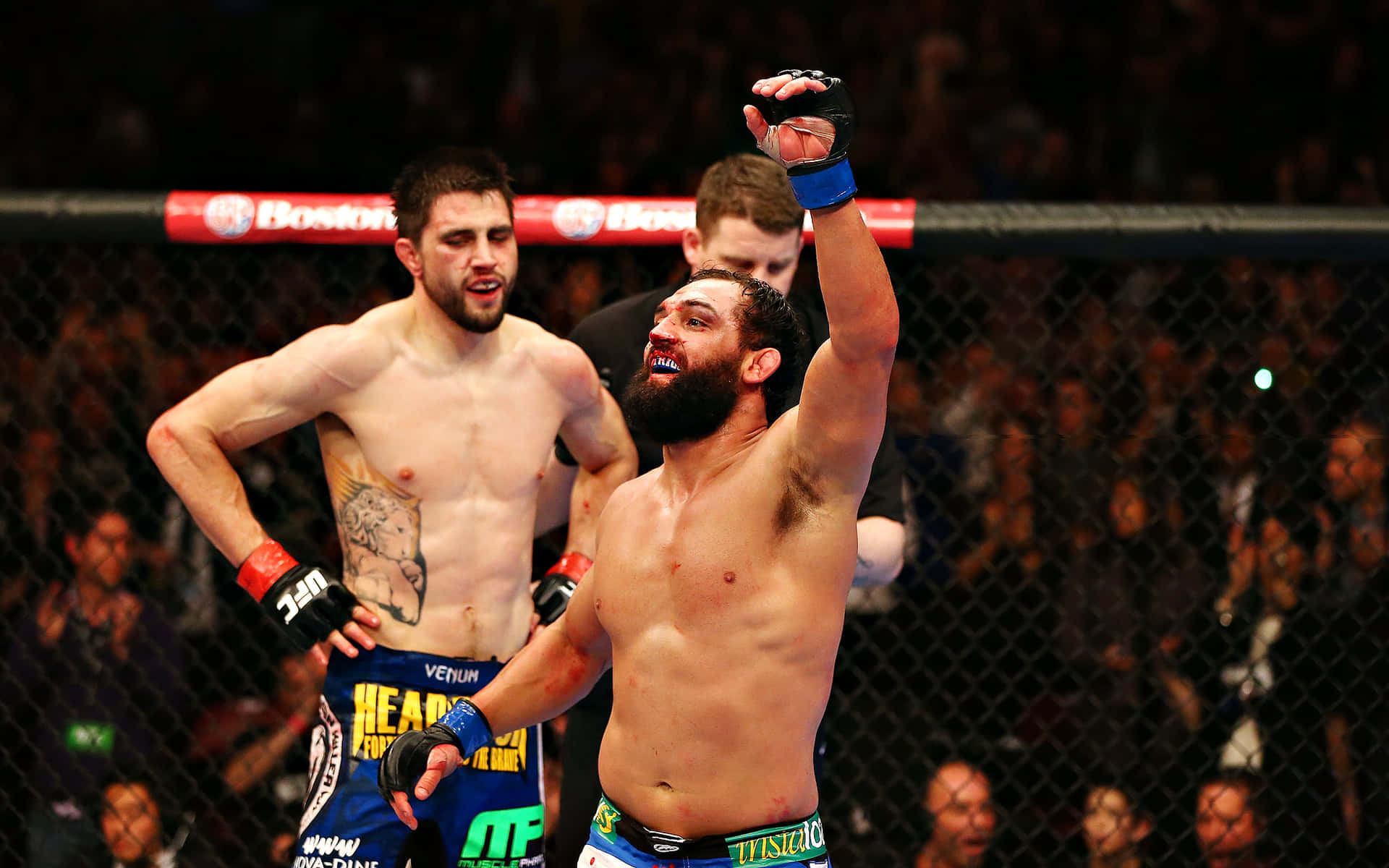 Johny Hendricks Win Against Carlos Condit Background