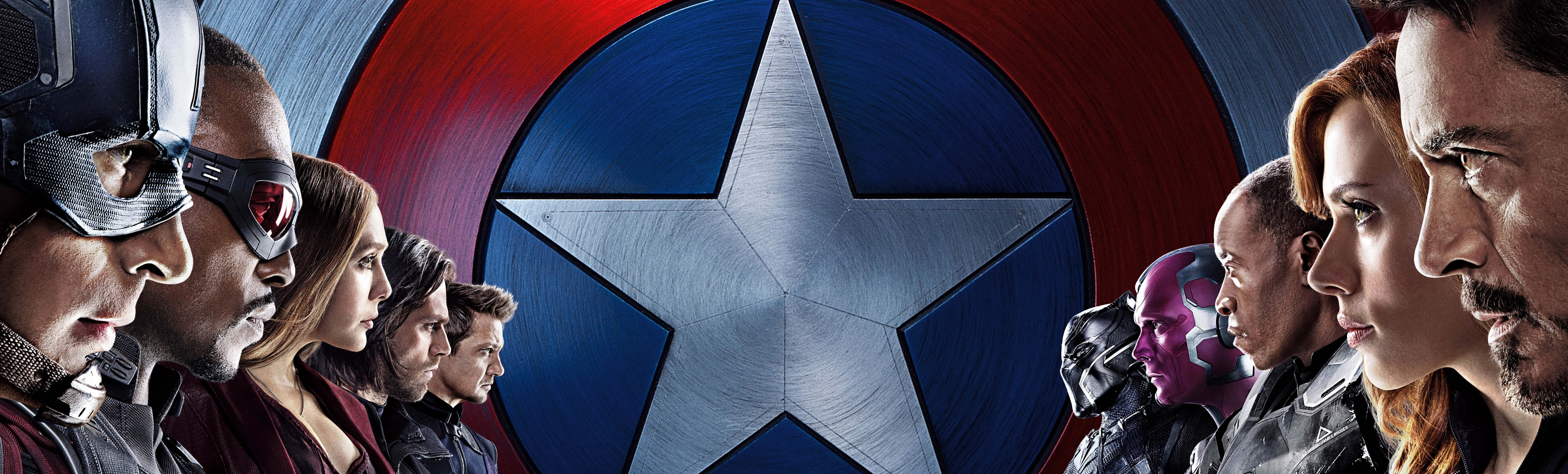 Join Captain America In His Epic Dual Screen Adventure Background