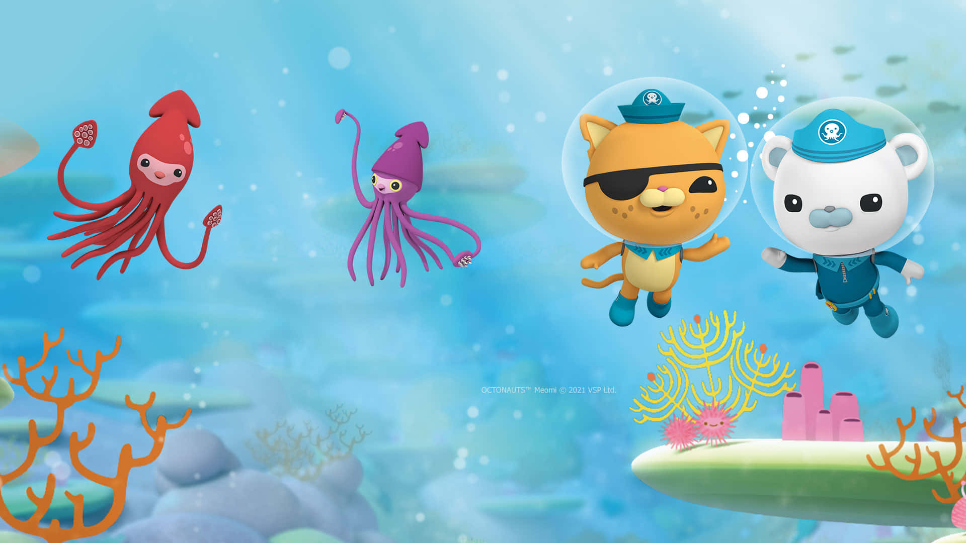 Join Captain Barnacles And The Crew Of The Octonauts On Their High-seas Adventures! Background
