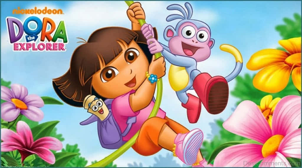 Join Dora For A Fun Adventure! Background