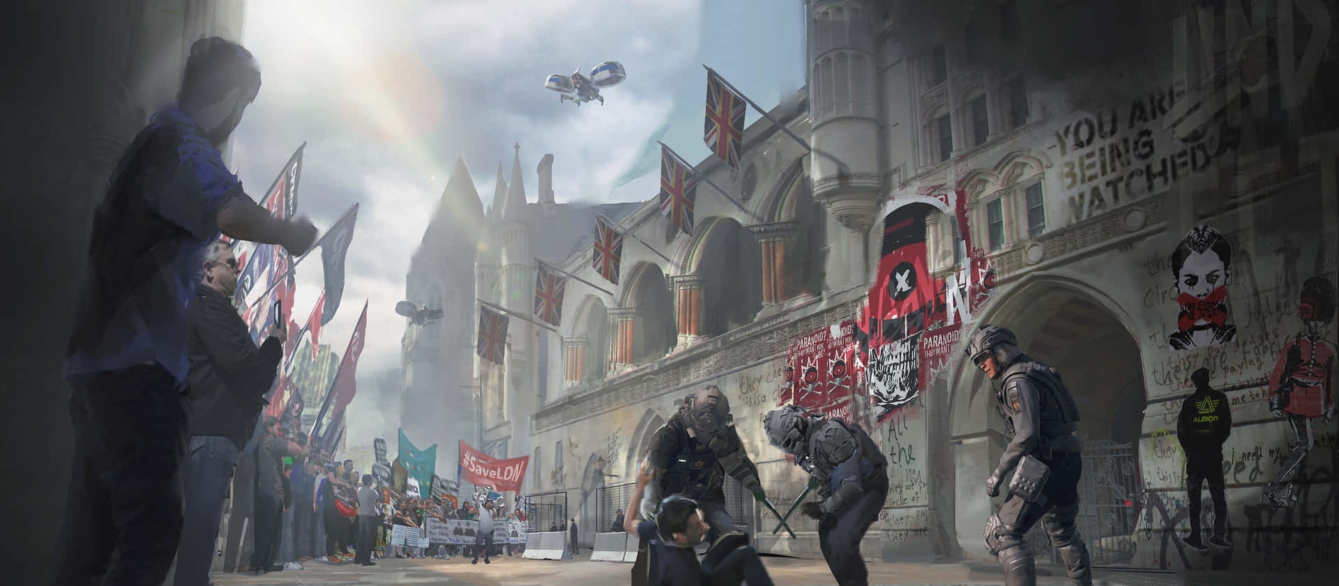 Join Forces To Take Control Of The City In Watch Dogs Background