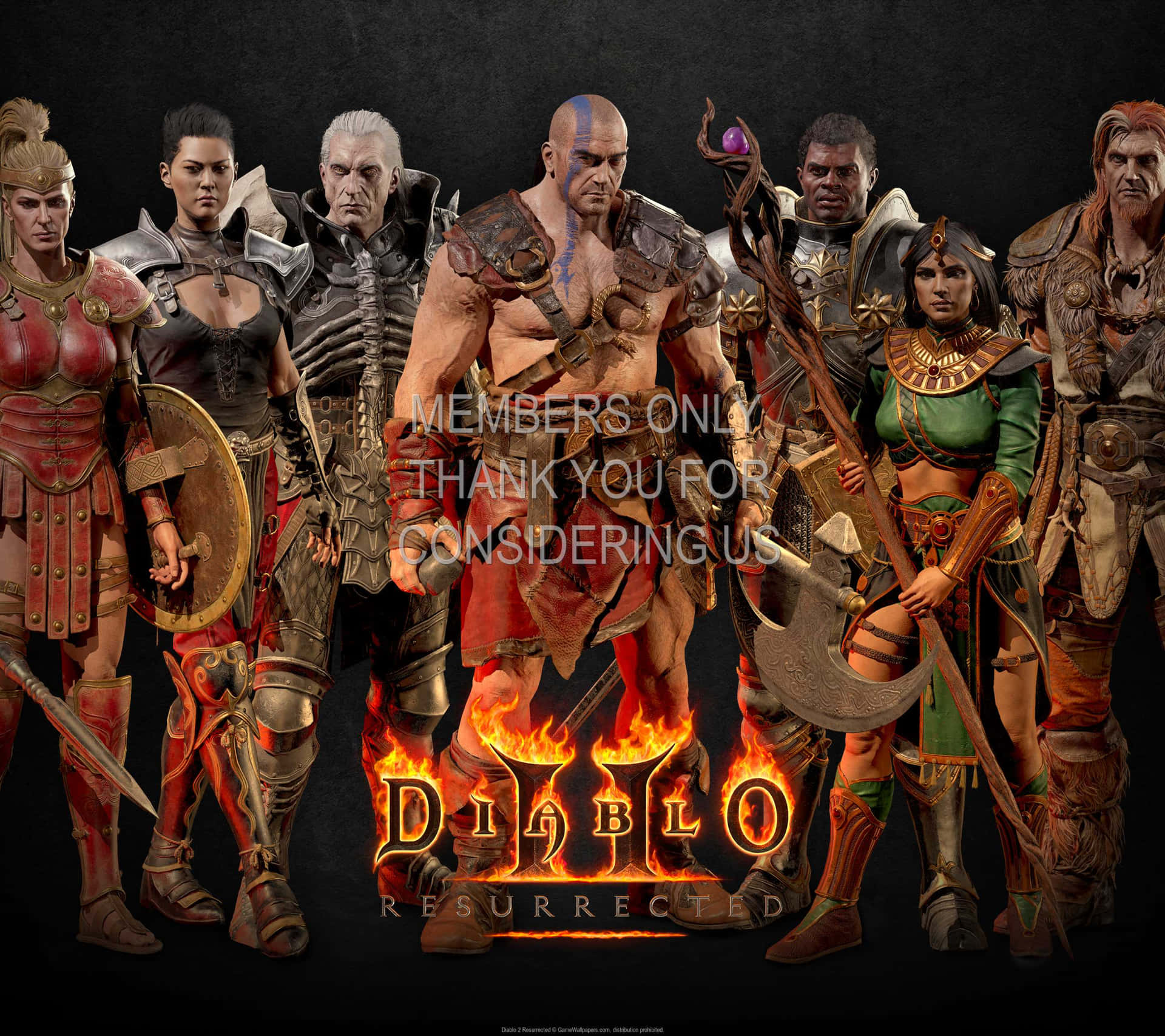 Join Forces With Your Friends To Conquer The New Campaigns Of Diablo 2 Resurrected! Background