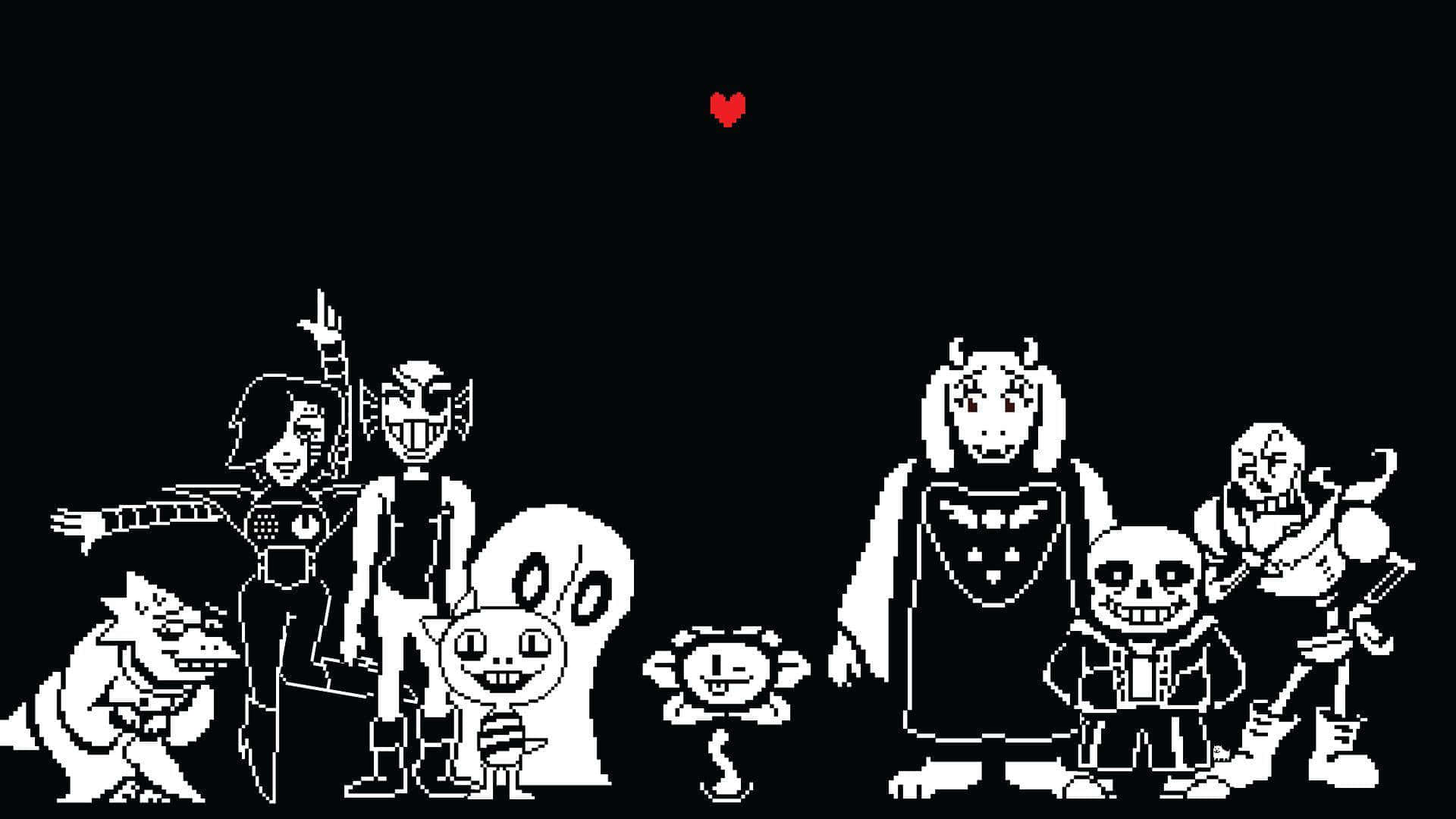 Join Frisk On A Journey To Explore The World Of Undertale! Background