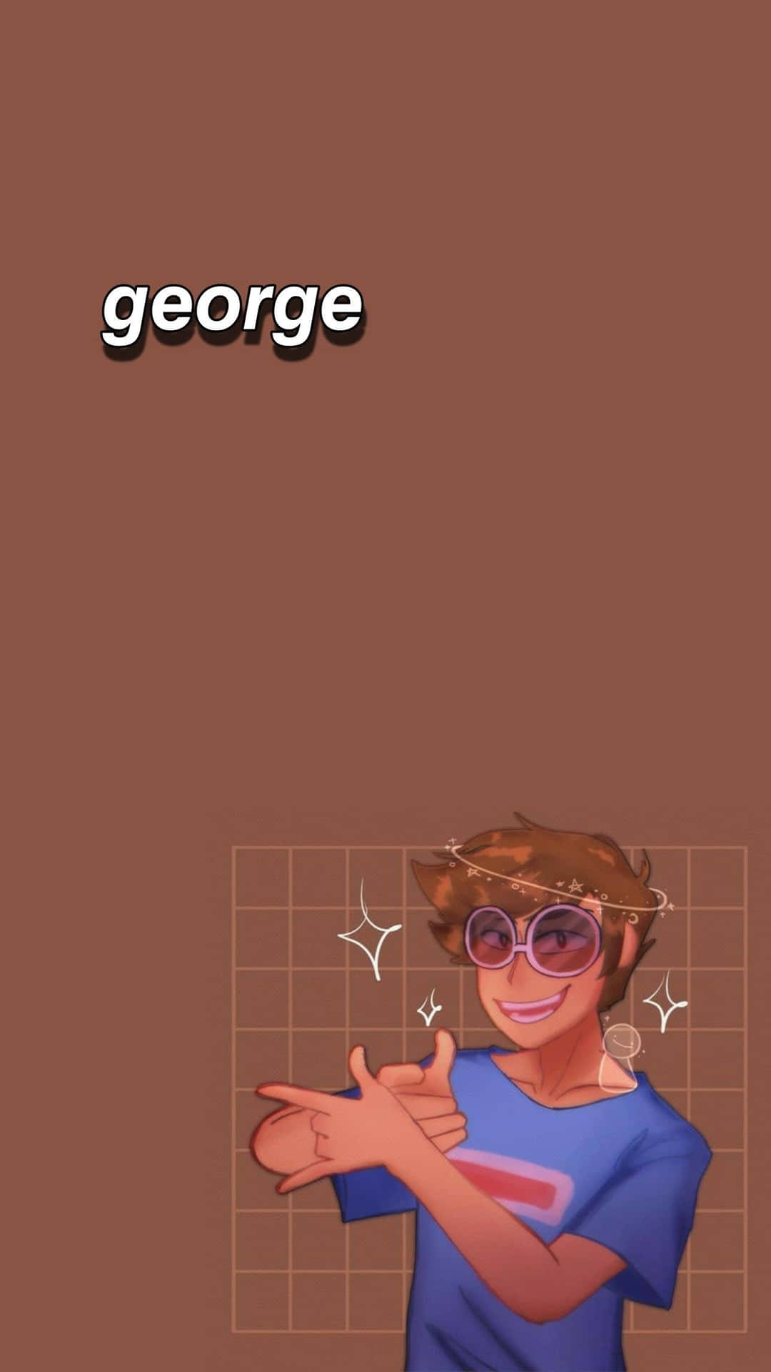 Join Georgenotfound As He Shines Brightly Background