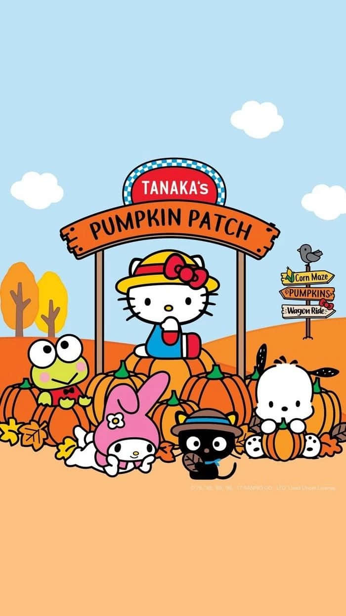 Join Hello Kitty In Celebrating Thanksgiving! Background