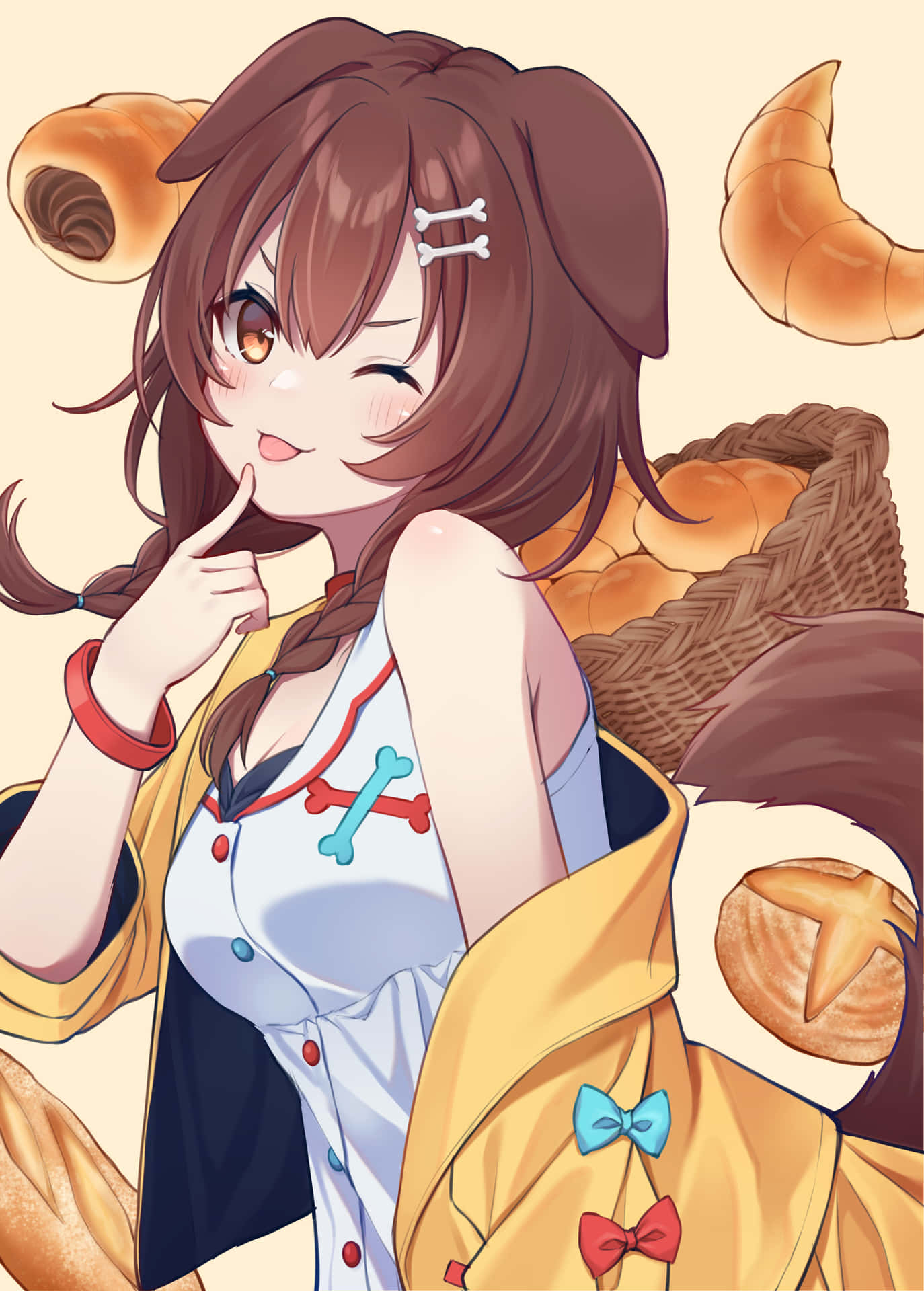 Join Inugami Korone On Her Extraordinary Adventures! Background