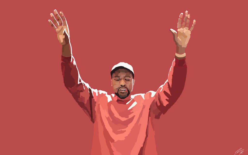 Join Kanye West In The Life Of Pablo Background