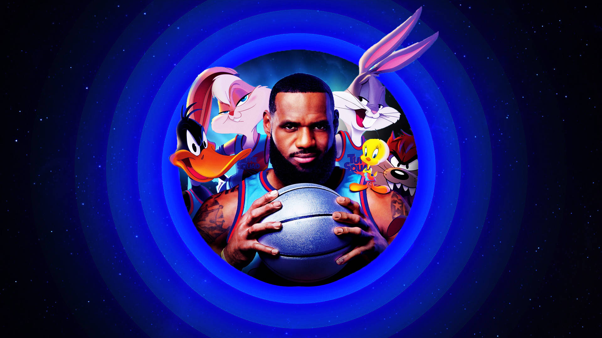 Join Lebron James With The Looney Tunes To Save The Universe In ‘space Jam 2’ Background