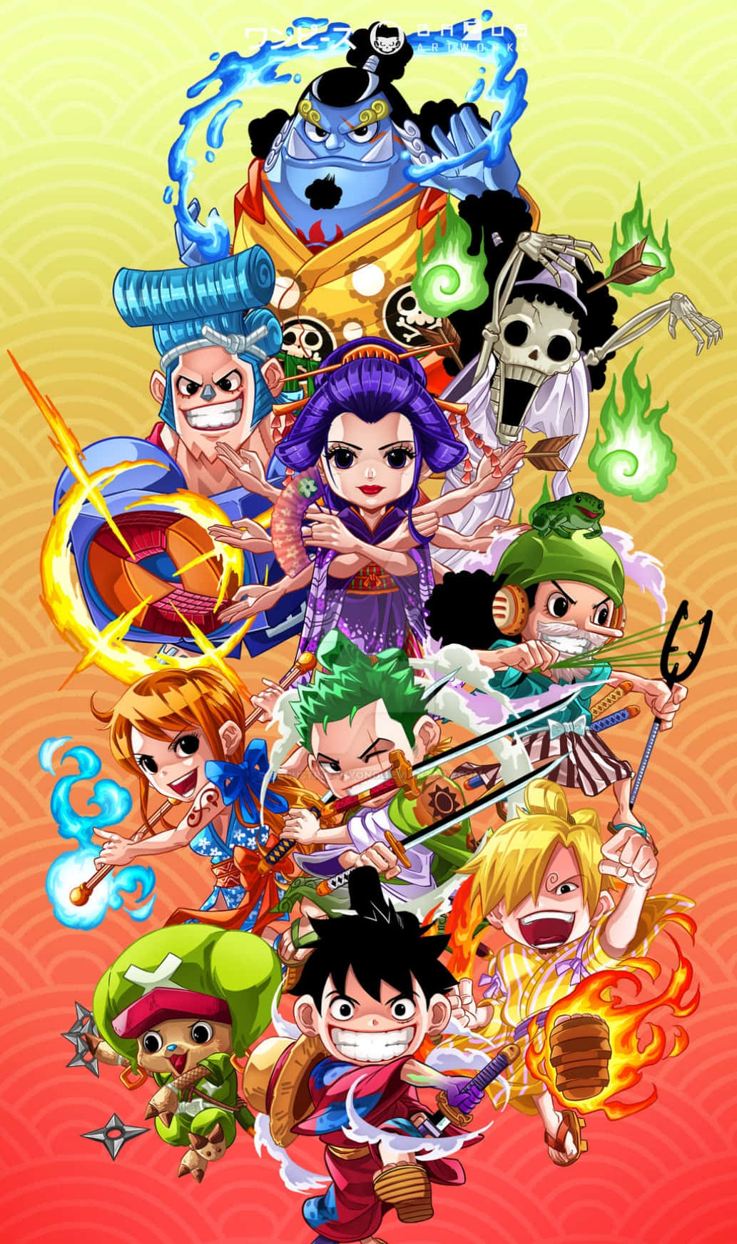 Join Luffy And The Straw Hat Pirates For An Epic Adventure! Background
