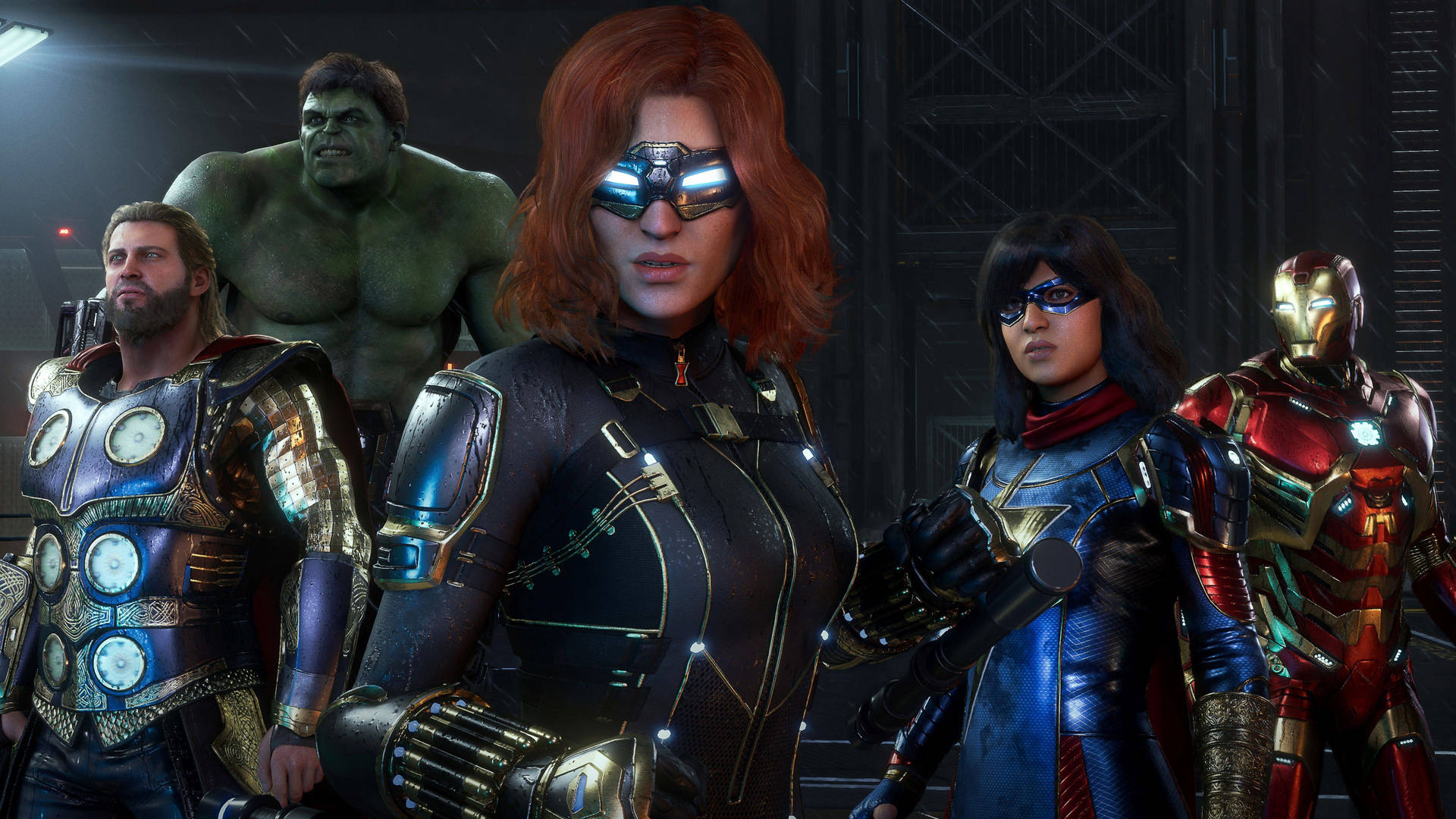 Join Marvel's Earth's Mightiest Avengers In This Epic Ps4 Game. Background