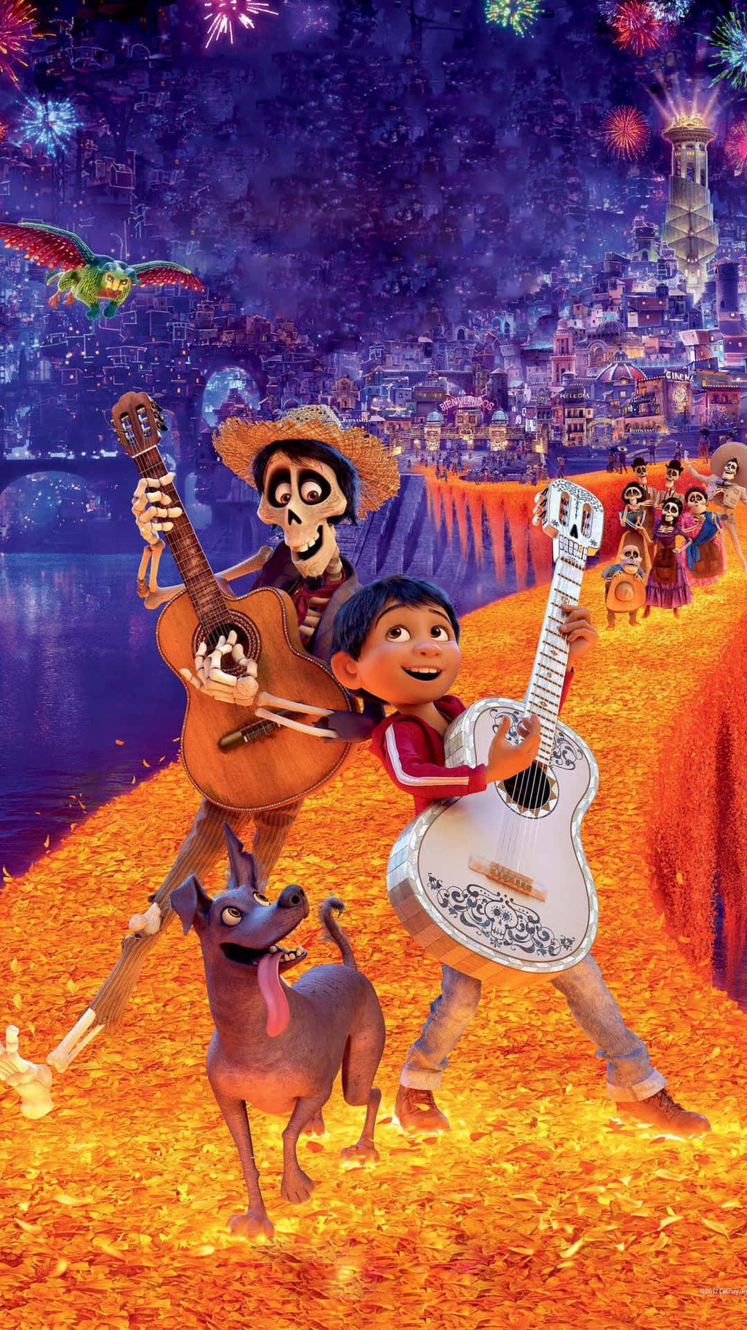 Join Miguel On A Magical Journey In The Land Of The Dead With Disney's Coco! Background