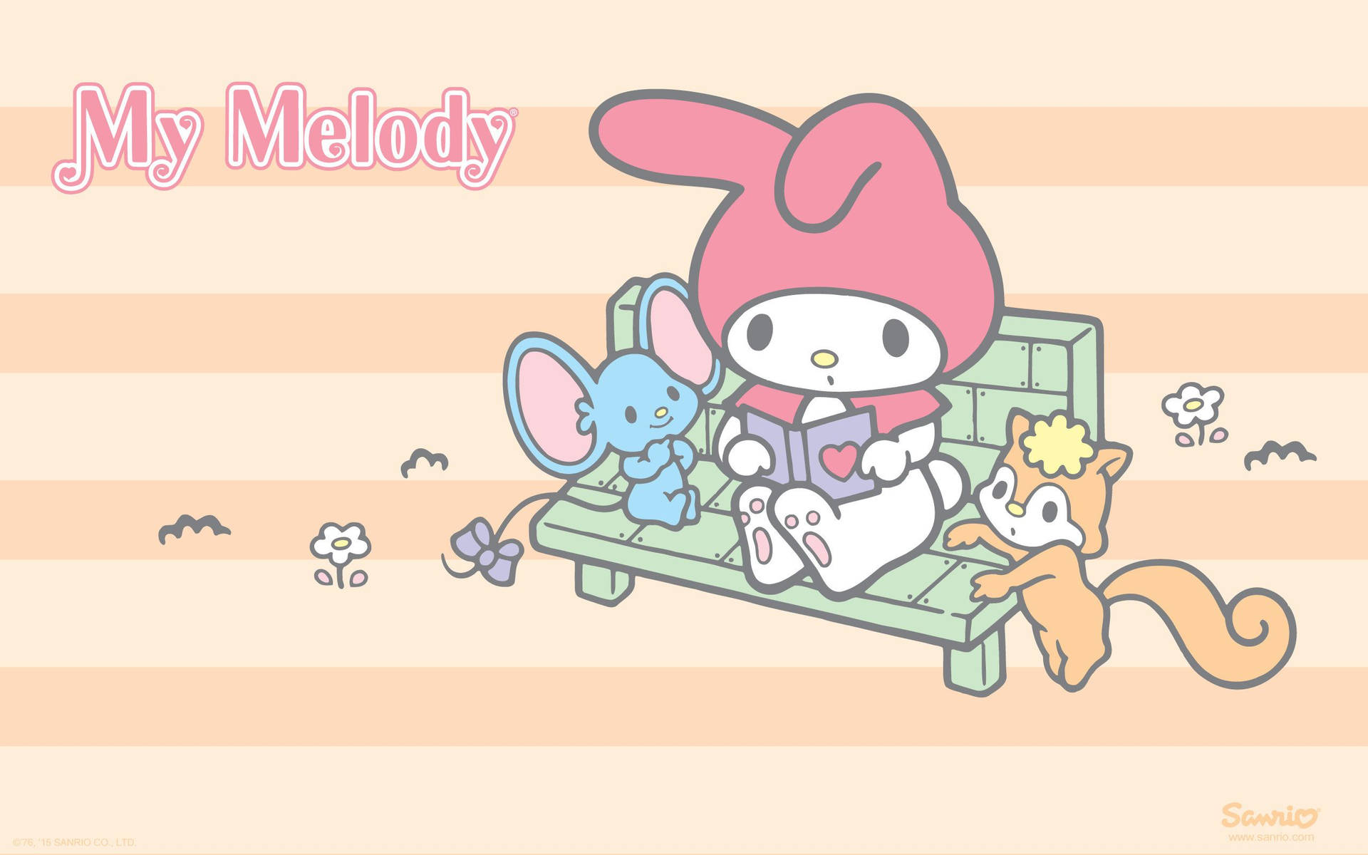 Join My Melody, Cinnamoroll, Keroppi, Badtz-maru, And Hangyodon For Fun And Frolic Background