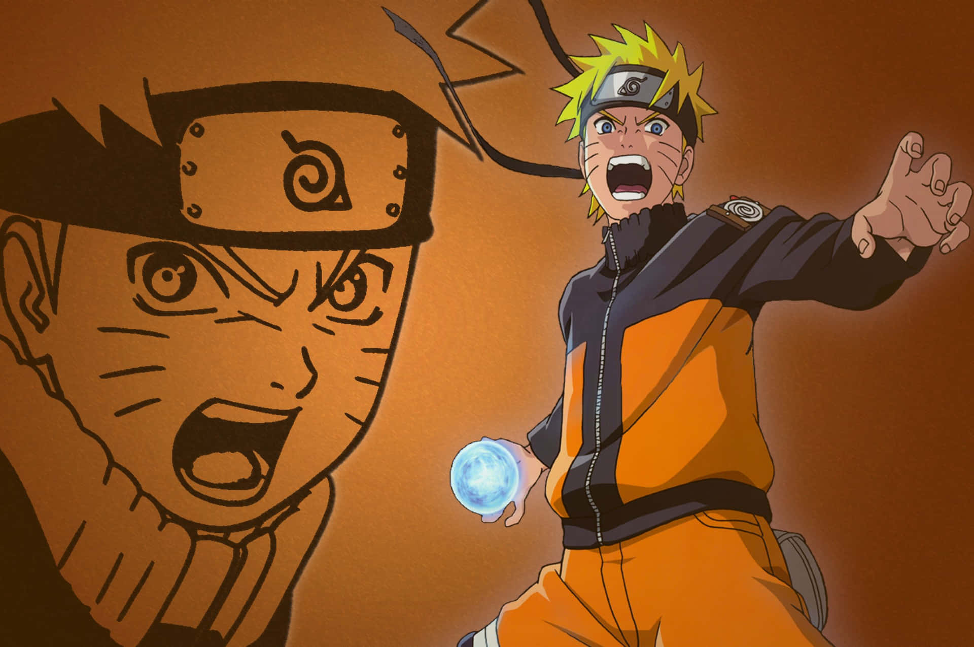 Join Naruto Uzumaki On An Exciting Journey Background