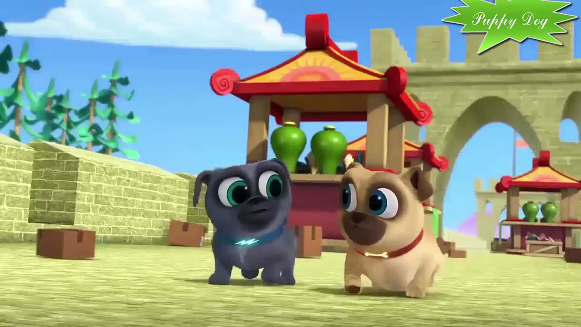 Join Puppy Dog Pals Bingo And Rolly On Their Fun, Exciting Adventures! Background