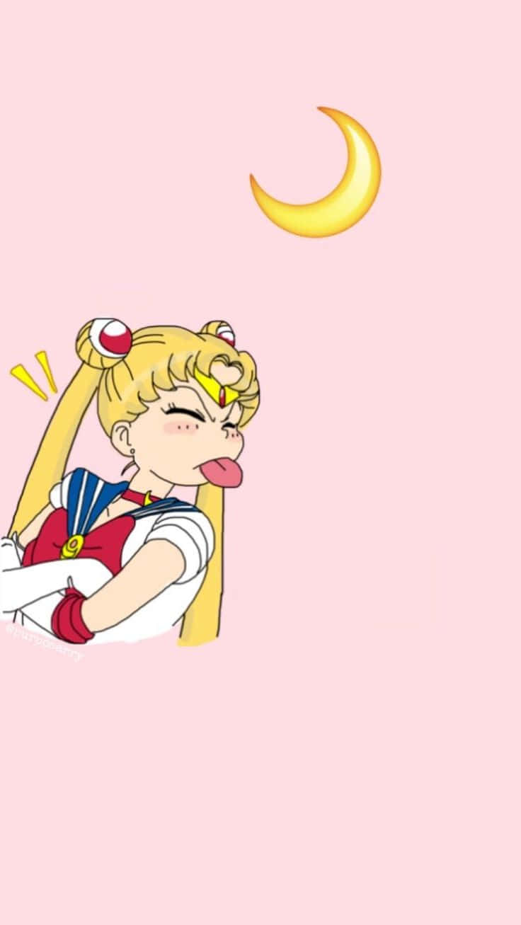 Join Sailor Moon On Her Cosmic Adventures With Your Own Ipad Background