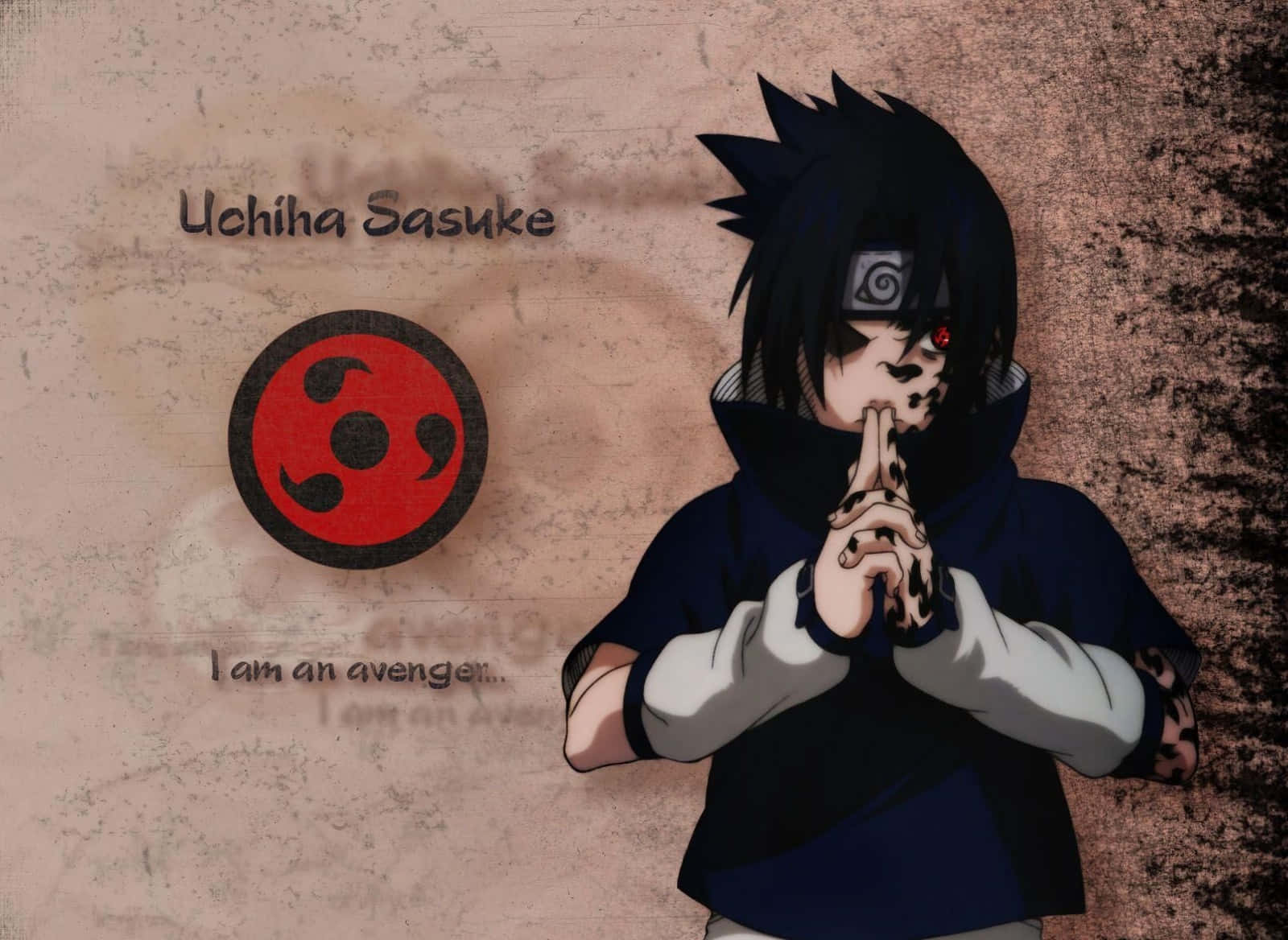 Join Sasuke On A Daring Journey As He Overthrows His Curse Background