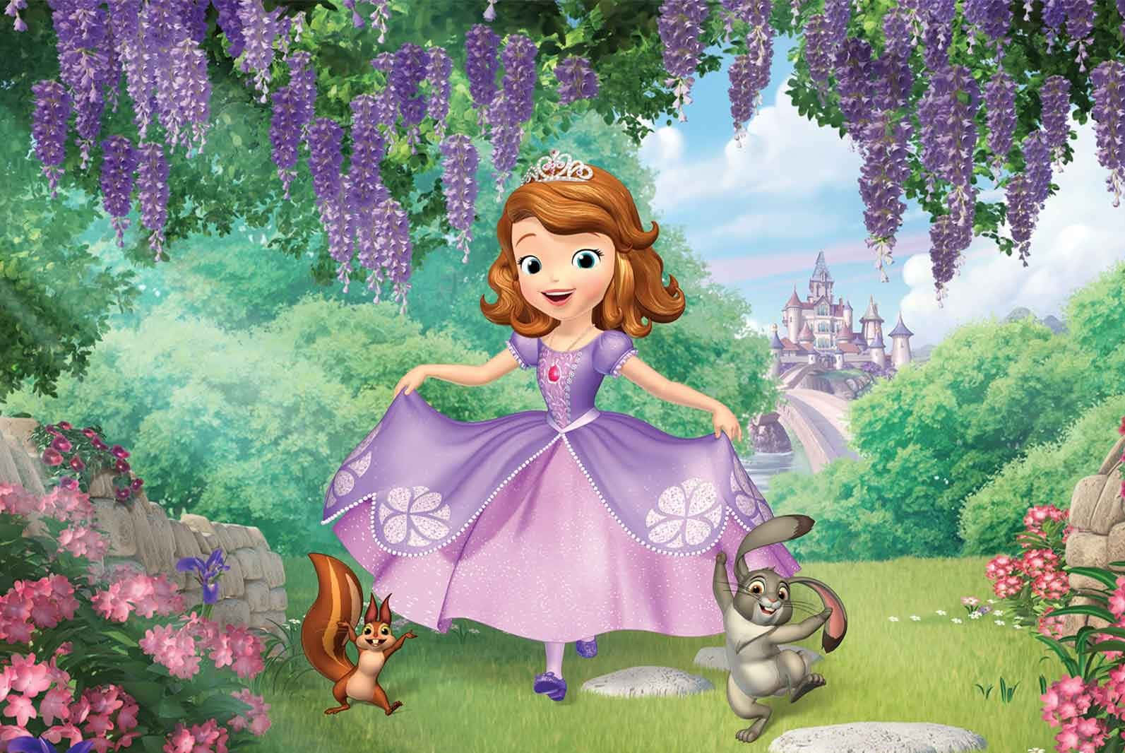 Join Sofia The First In Her Magical World Background