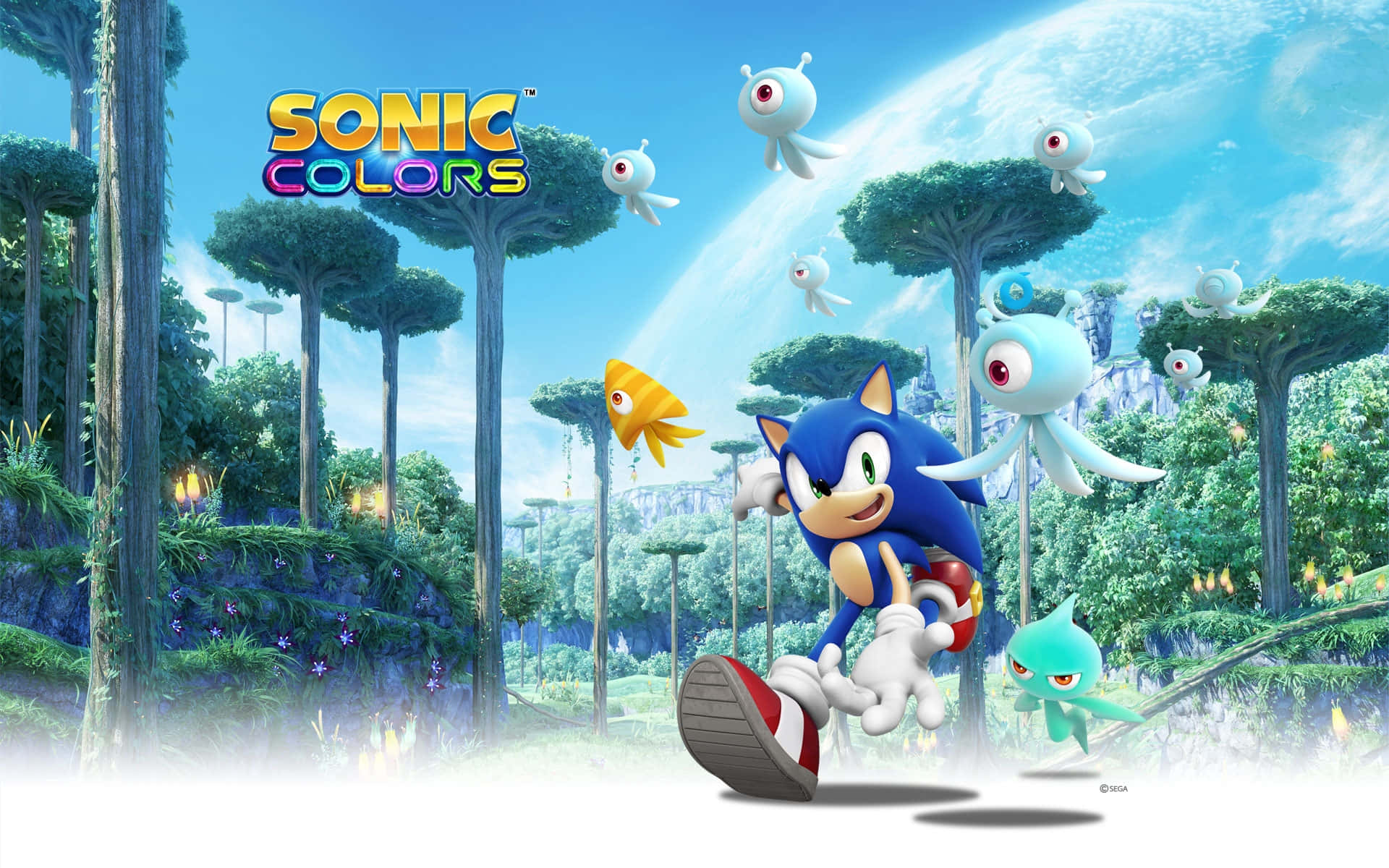 Join Sonic On A Colorful Adventure! Background