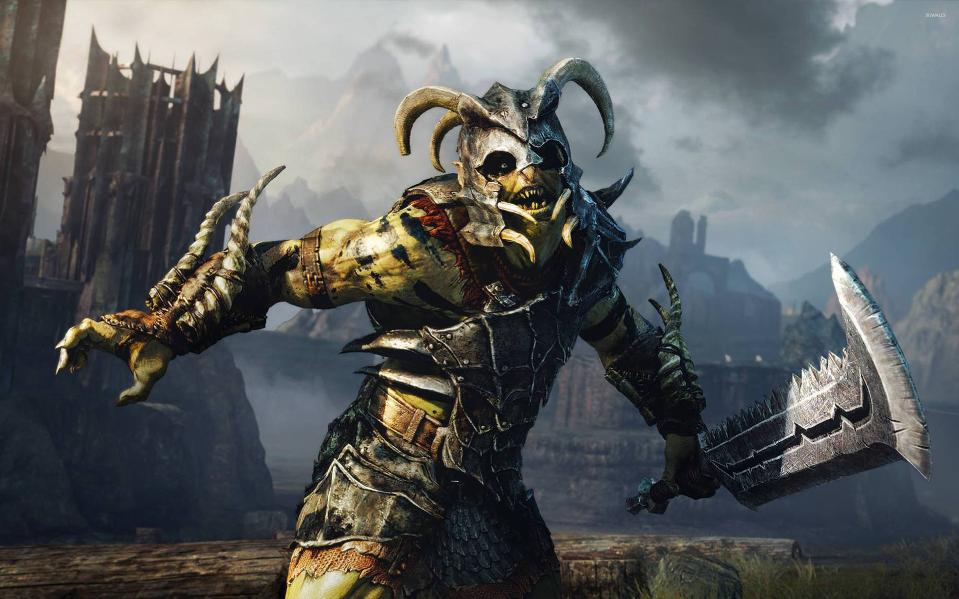 Join Talion In The Epic Crusade Through Mordor Background