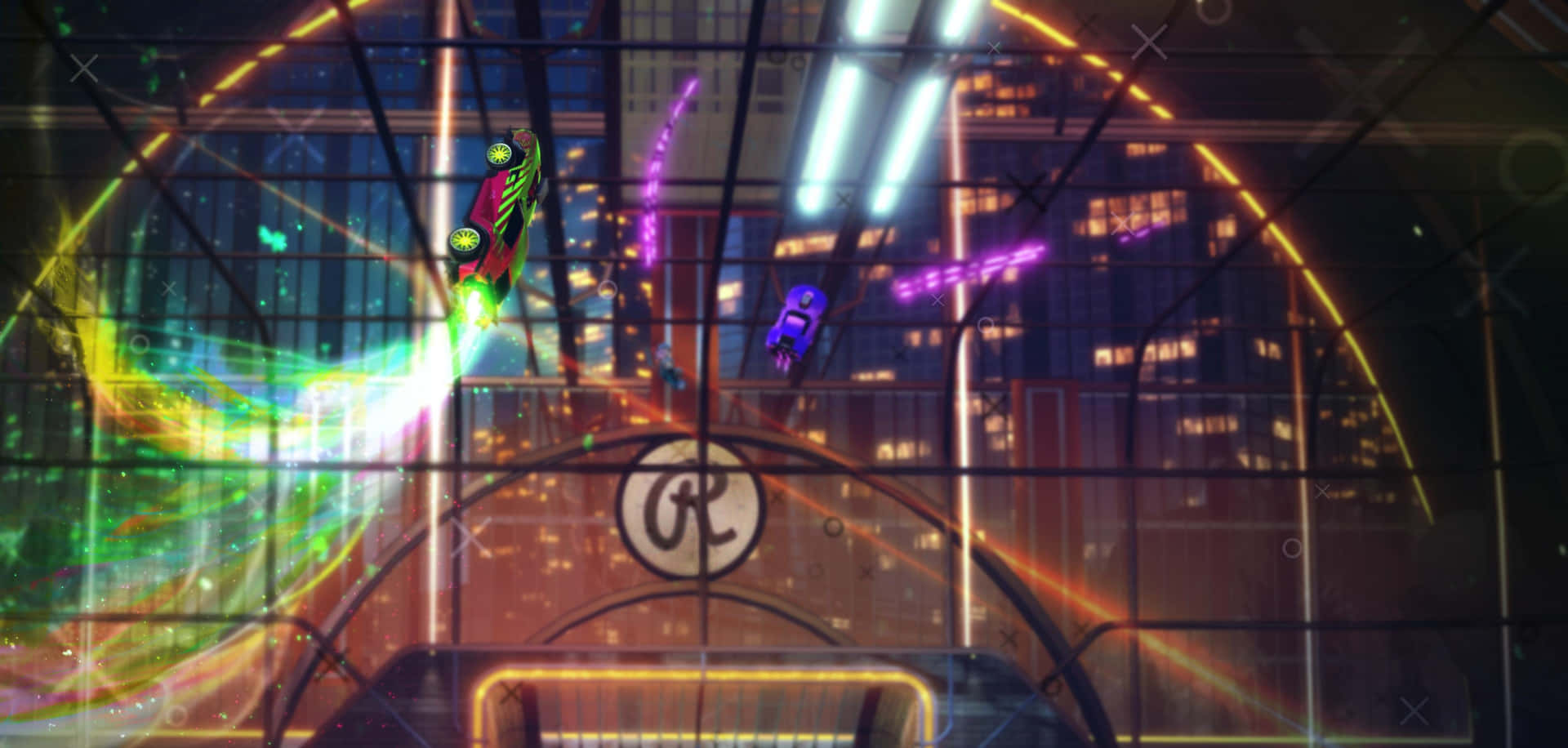 Join The Action With Rocket League On Your Desktop! Background