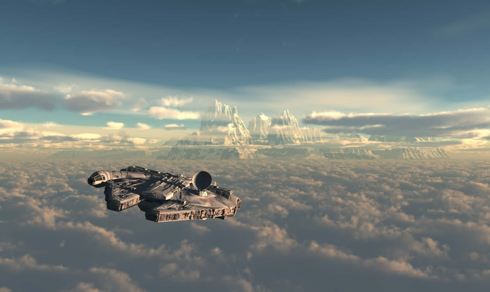 Join The Adventure With The Millenium Falcon Background