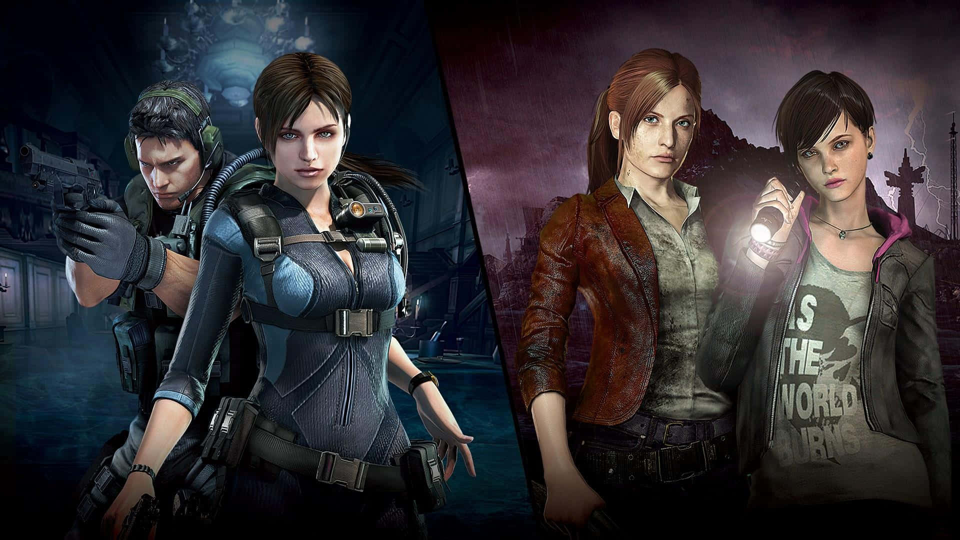 Join The Battle Against The Infected In Resident Evil Revelations 2 Background