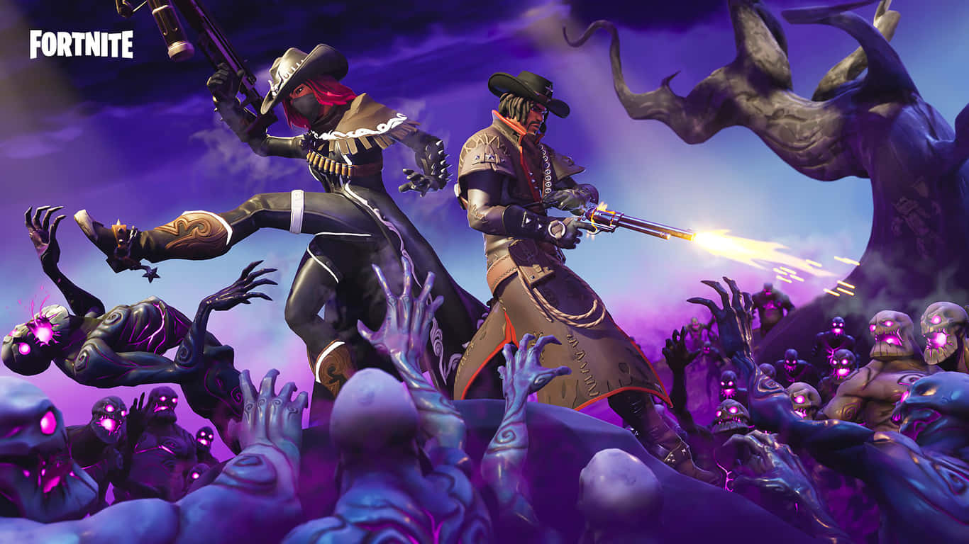 Join The Battle Of Fortnite Background