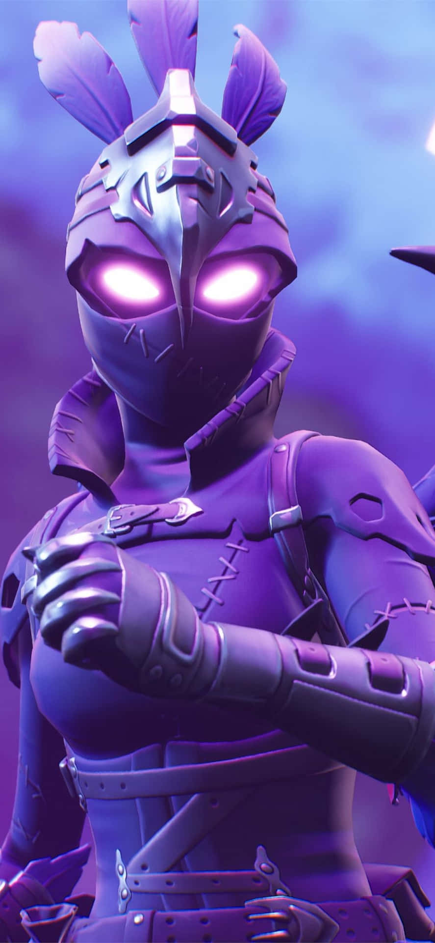 Join The Battle With The Raven Fortnite Skin Background