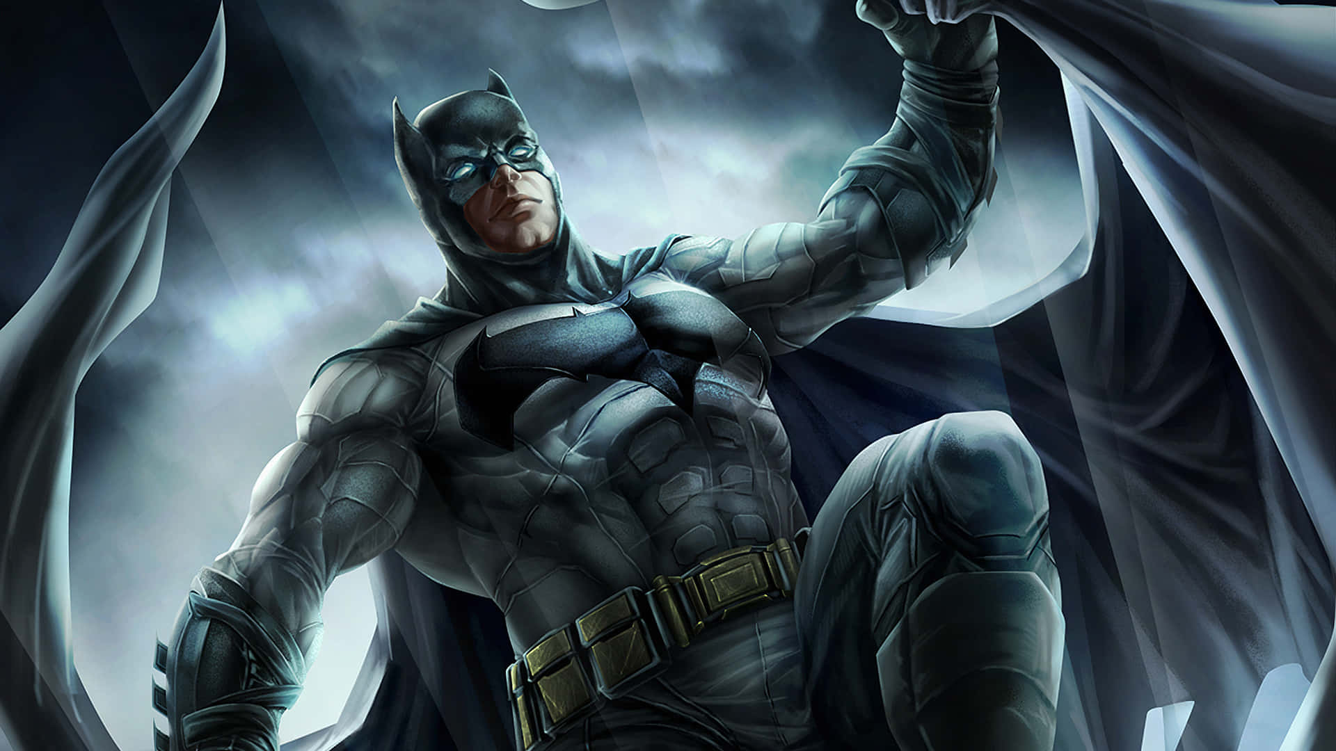 Join The Caped Crusader With This Batman Desktop Wallpaper