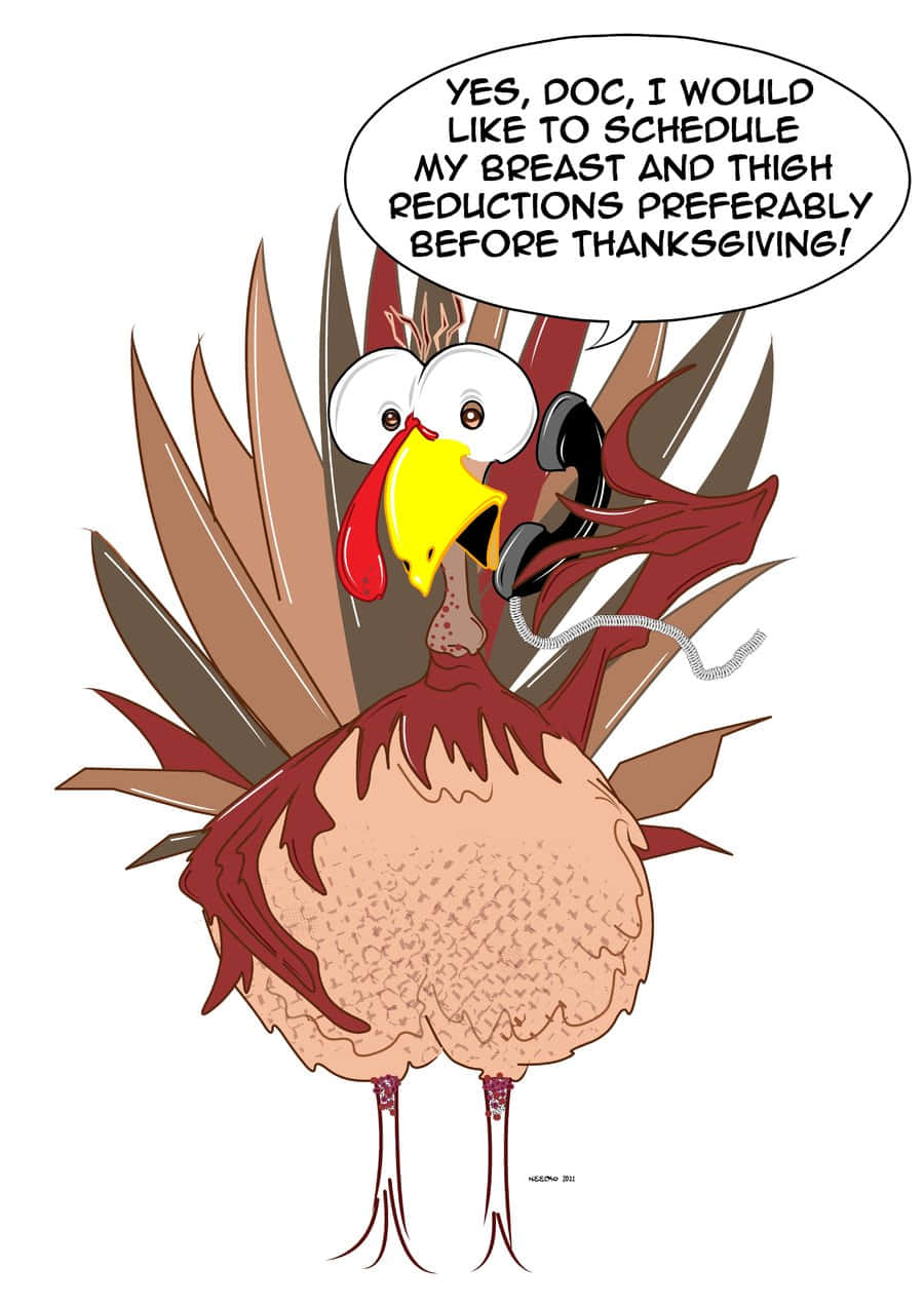 Join The Celebration With These Thanksgiving Cartoons! Background