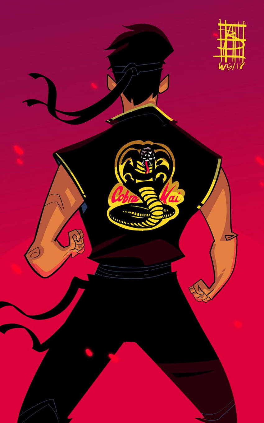 Join The Dojo With The New Cobra Kai Phone Background