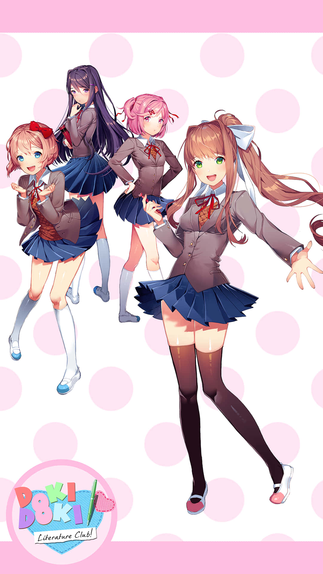 Join The Doki Doki Family And Explore The World Of Literature! Background