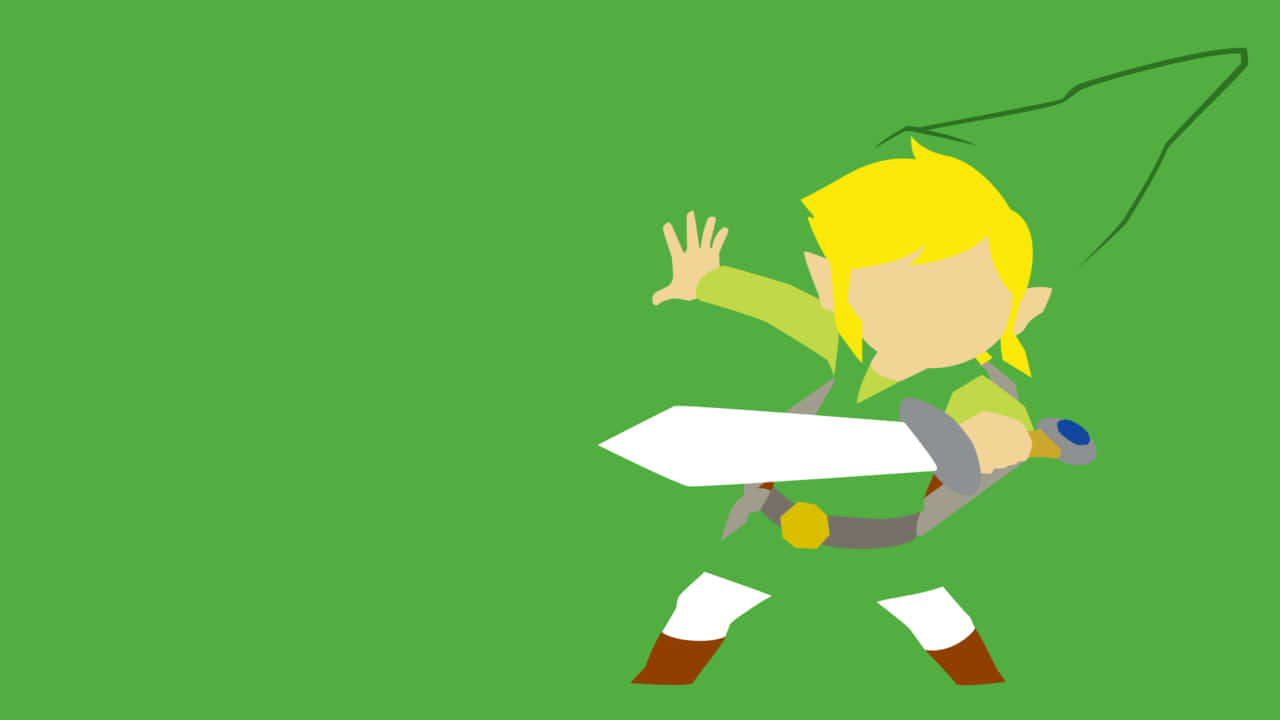 Join The Epic Adventure With Toon Link