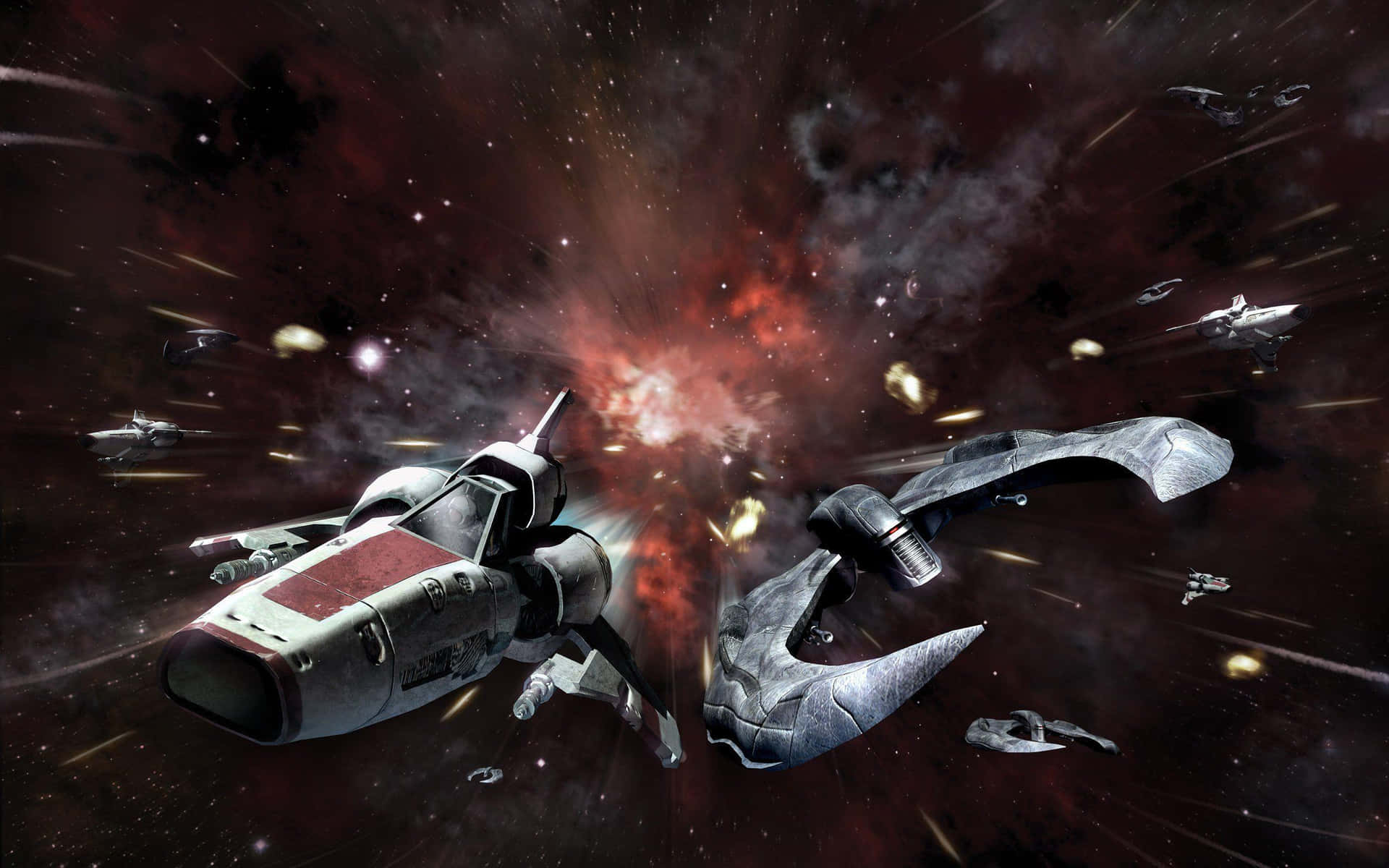 Join The Fight For Humanity And The Galactica! Background