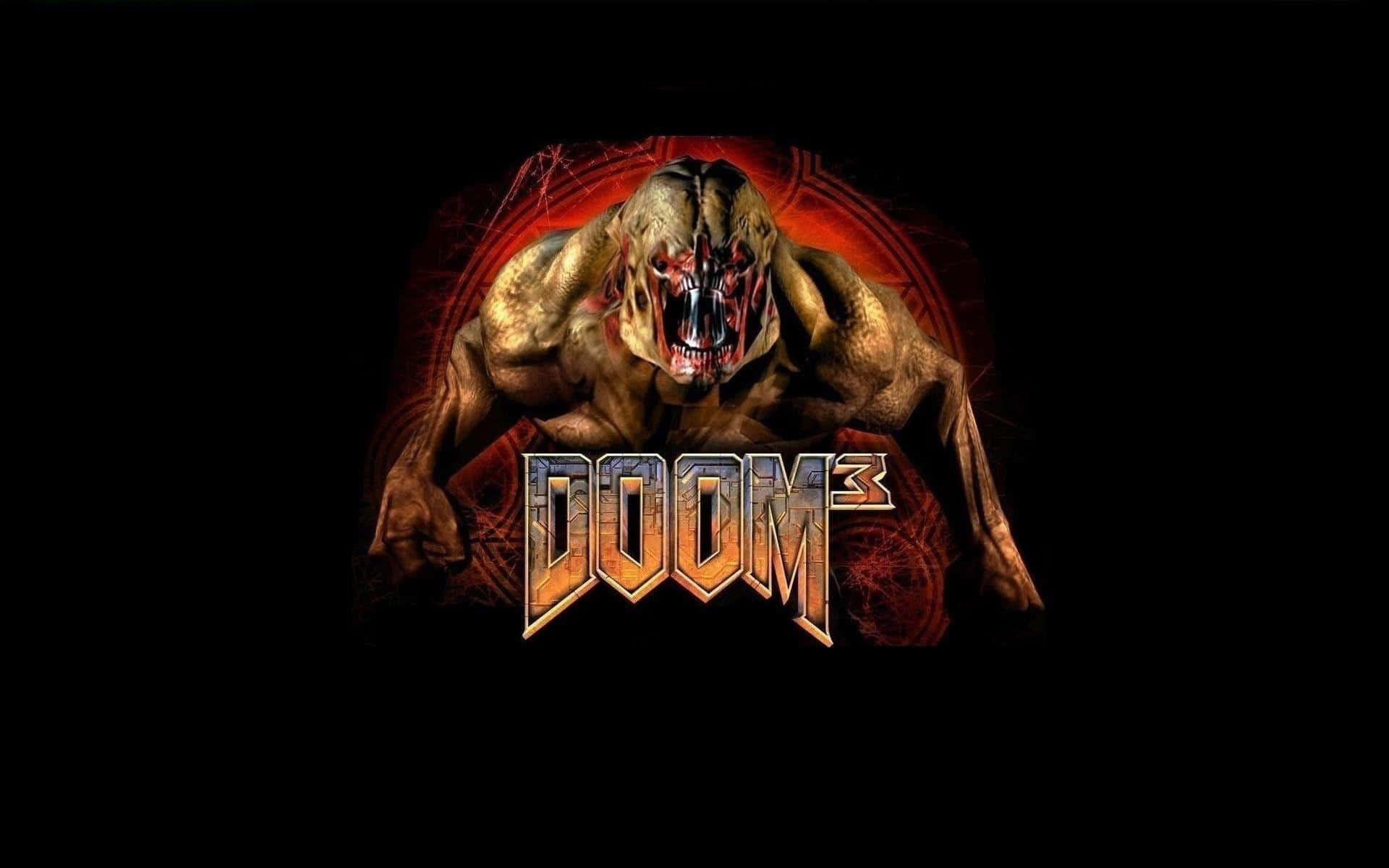 Join The Fight In Doom 3 Background