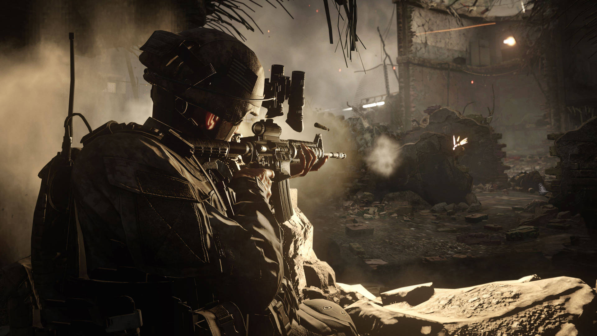 Join The Fight With Call Of Duty Modern Warfare Background