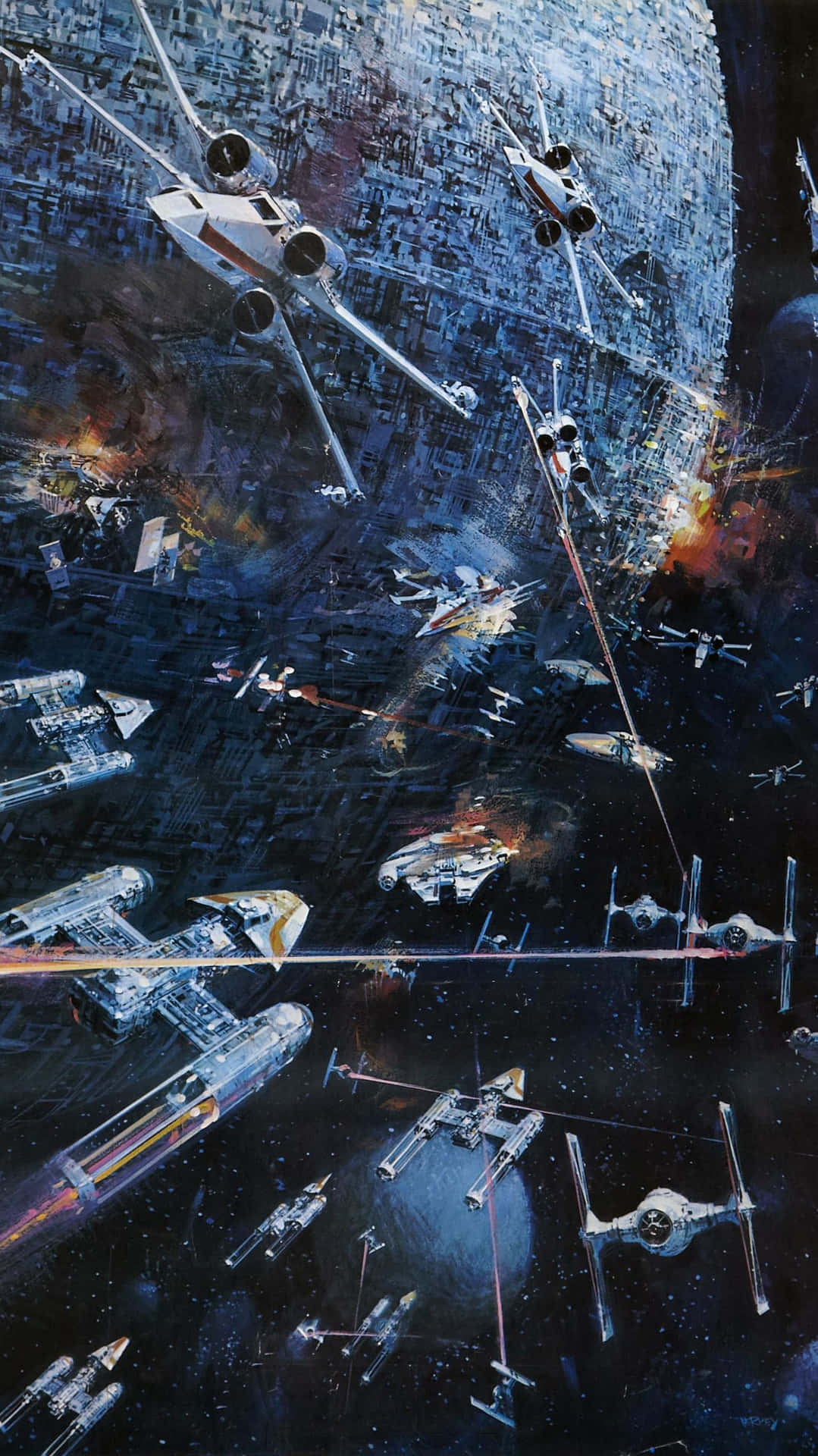 Join The Galactic Rebellion With The Star Wars Phone Background