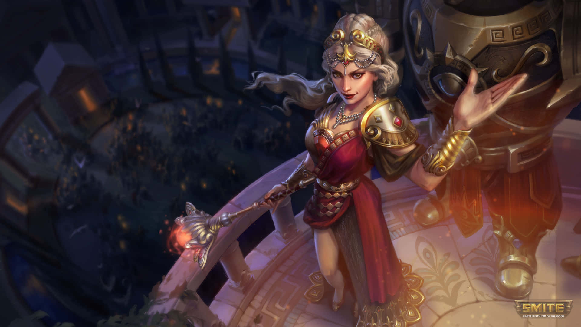 Join The Gods And Goddesses Of Smite In An Epic Battle! Background