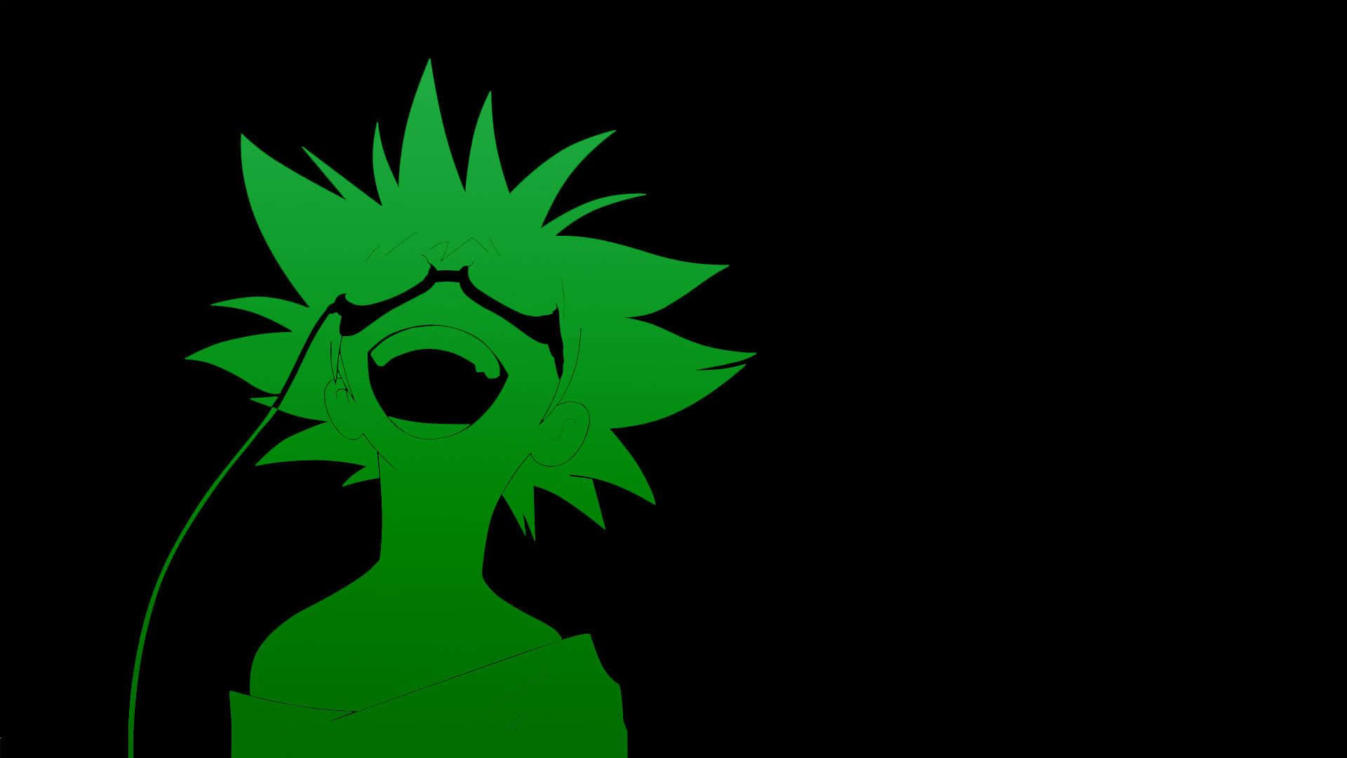 Join The Green Anime Movement Background