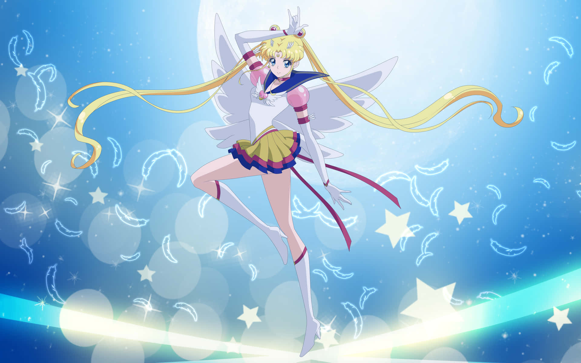 Join The Magical Girl Team - Sailors Moon, Mercury, Mars And Jupiter In Sailor Moon Crystal