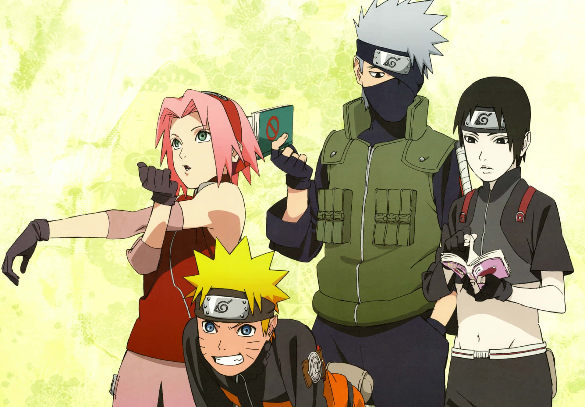 Join The Naruto Group And Discover A World Filled With Excitement Background