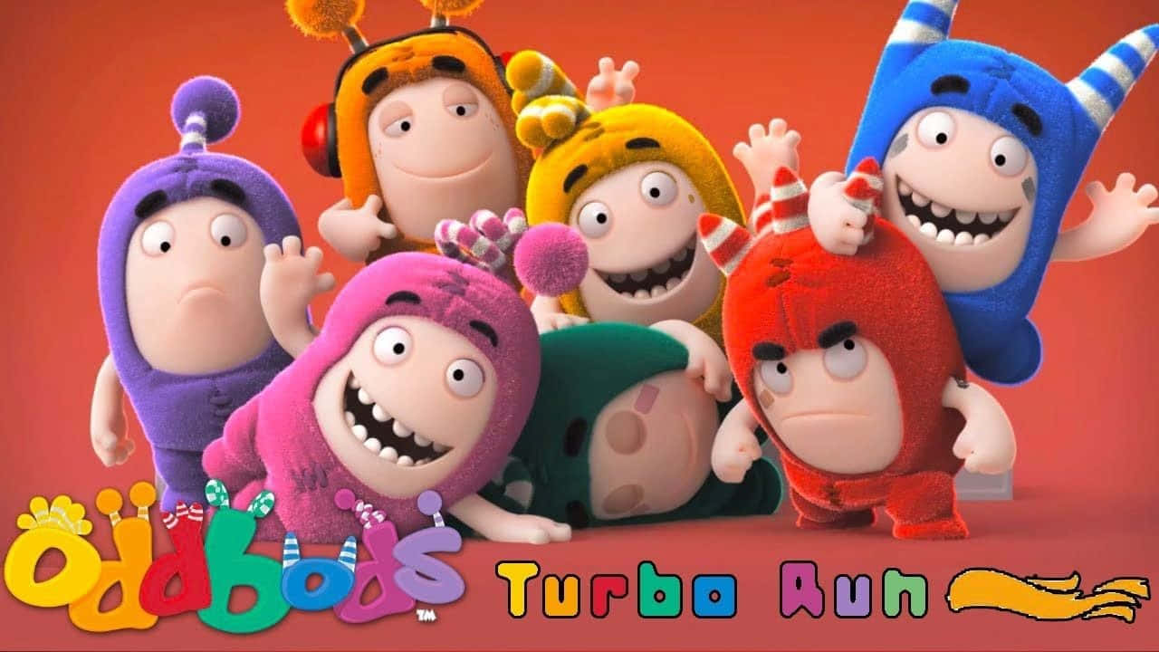 Join The Oddbods In Their Fun And Funny Adventures Background