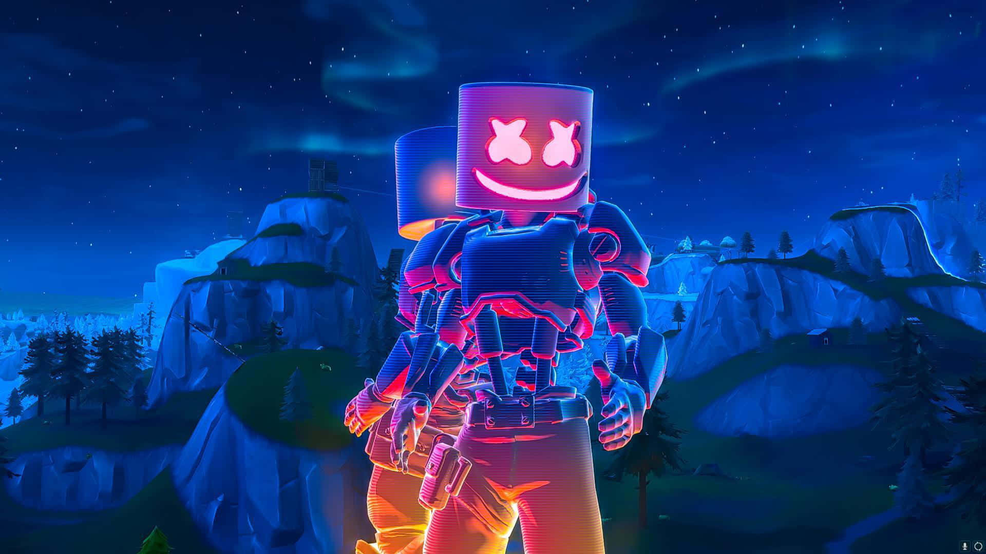 Join The Party With Fortnite's Marshmello! Background