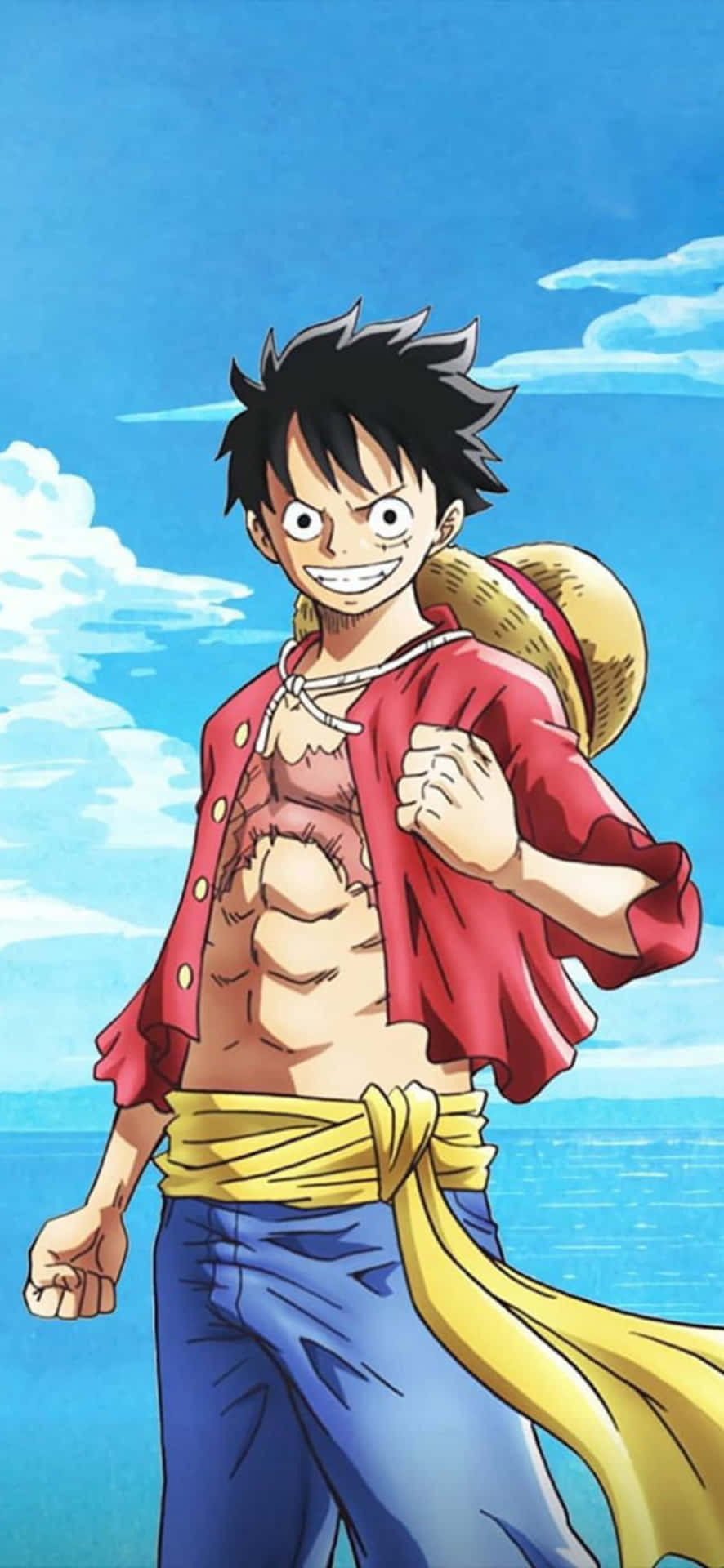 Join The Pirate Gang With Luffy And The One Piece Iphone Background