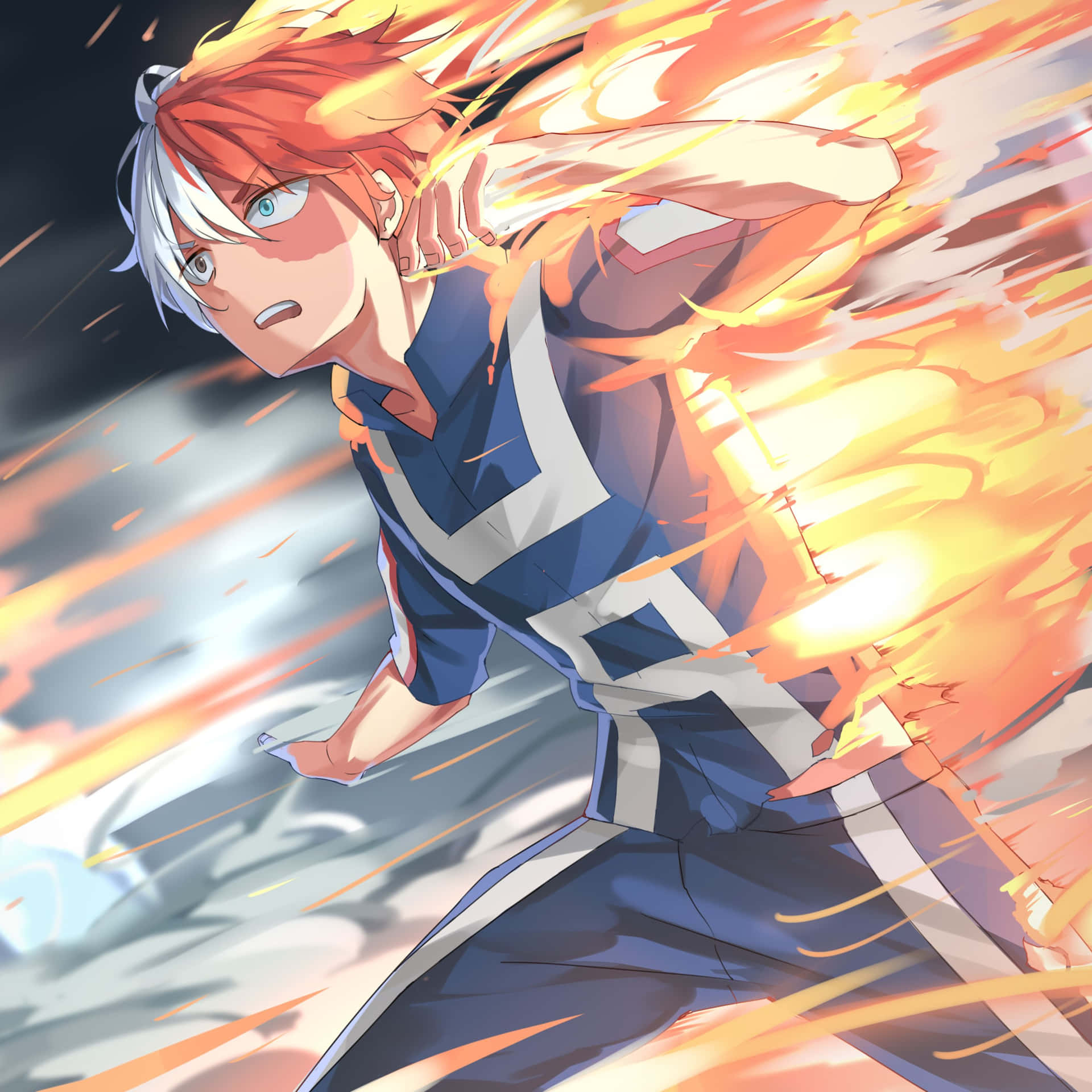 Join The Ranks Of Superheroes With The My Hero Academia Ipad. Background