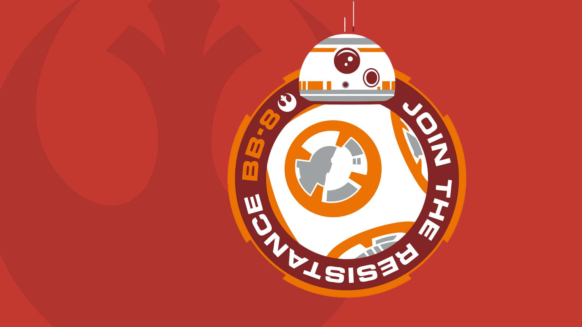 Join The Resistance With Bb-8 Background