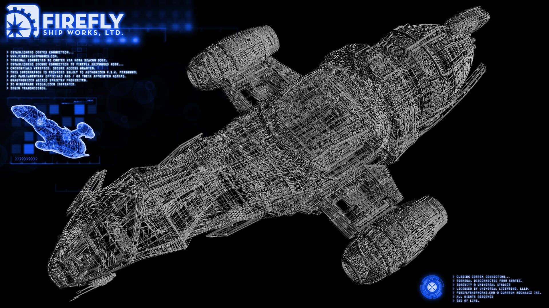Join The Space Adventure With The Crew Of The Firefly! Background