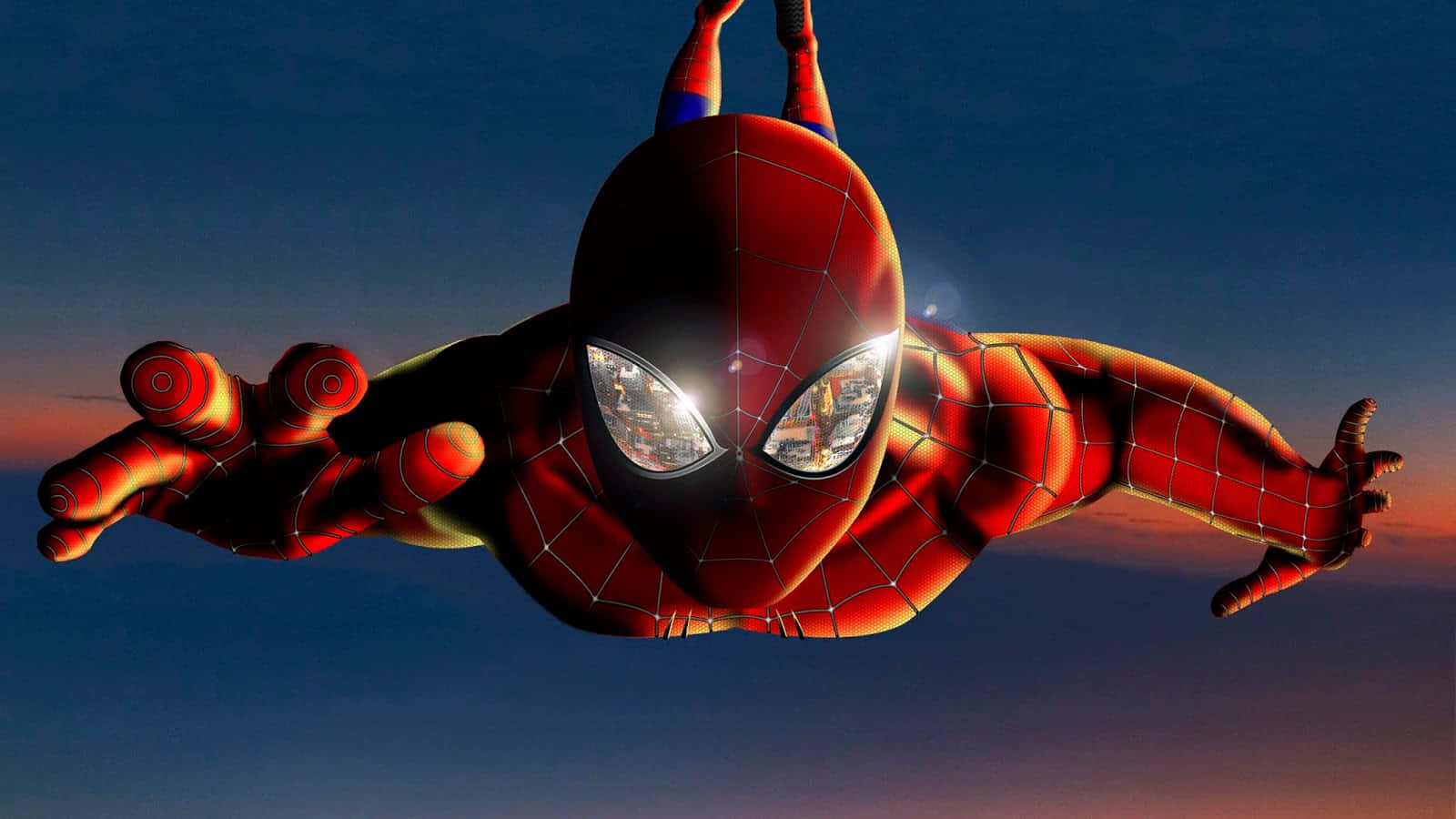 Join The Spectacular Spider-man As He Journeys Home! Background