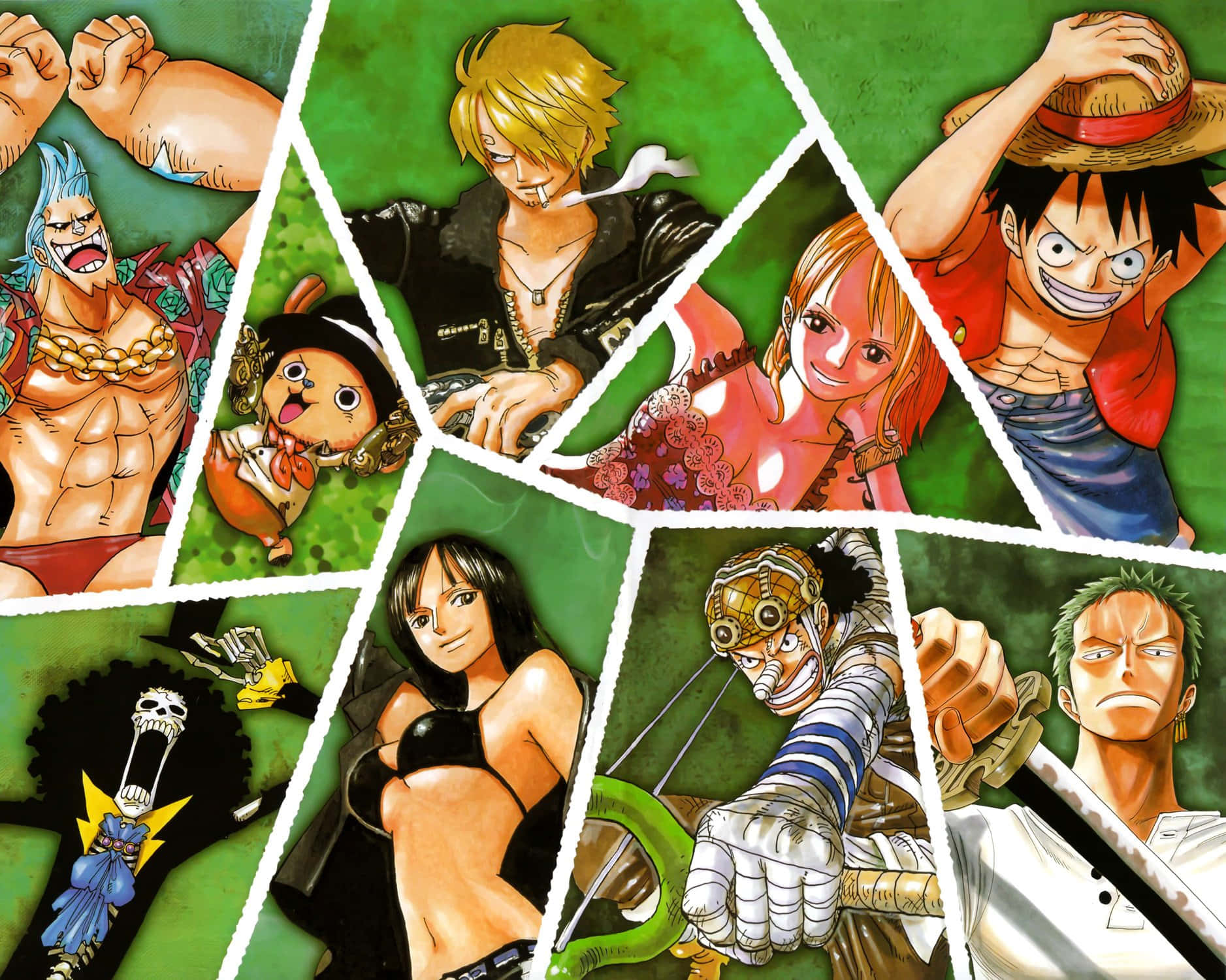Join The Straw Hat Pirates On An Epic Adventure Background