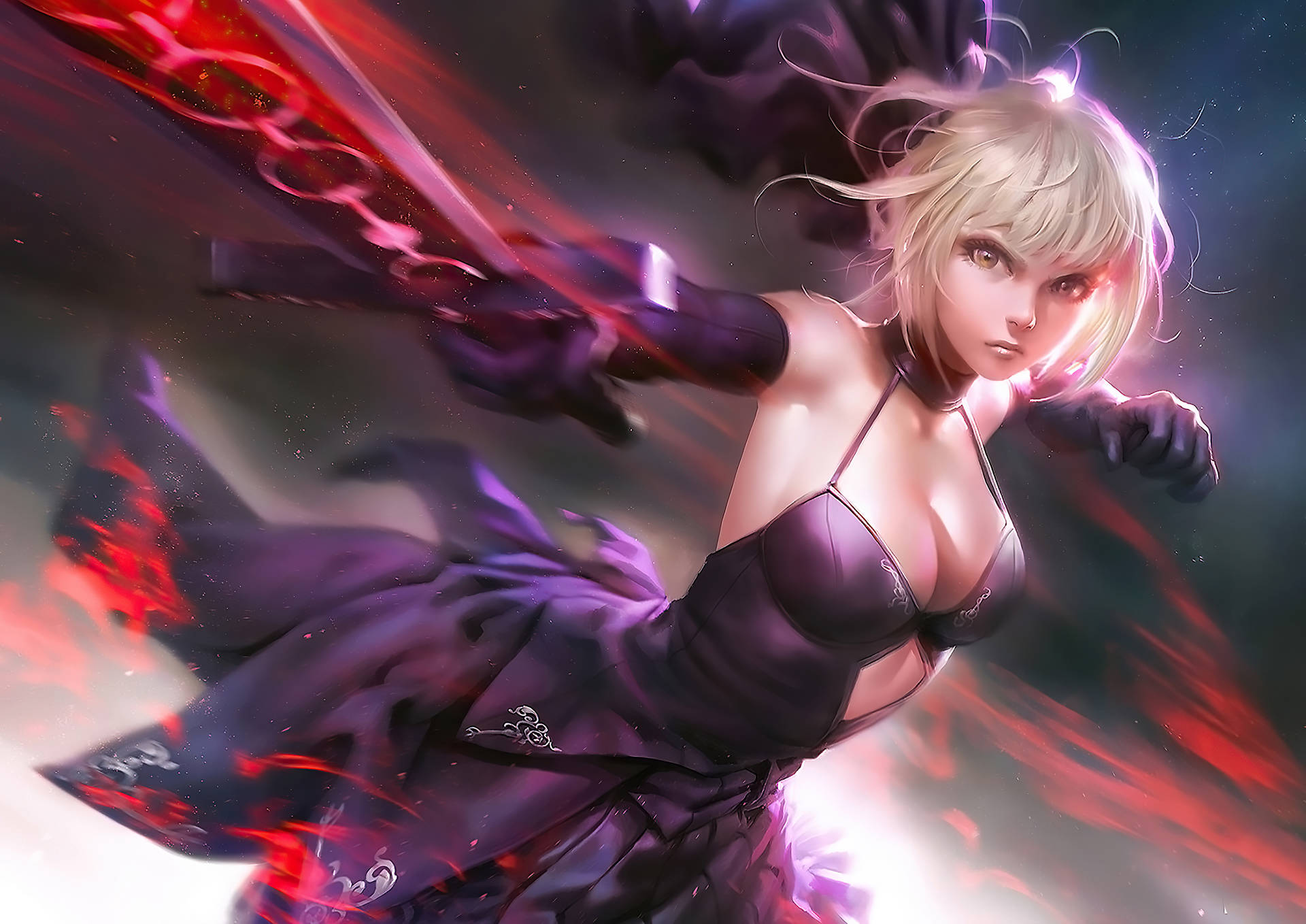 Join The Supernatural Battle With The Fate Series Background